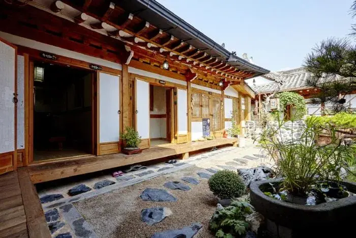 Patio/Outdoor Area in Happiness Full Hanok Guesthouse Jeonju