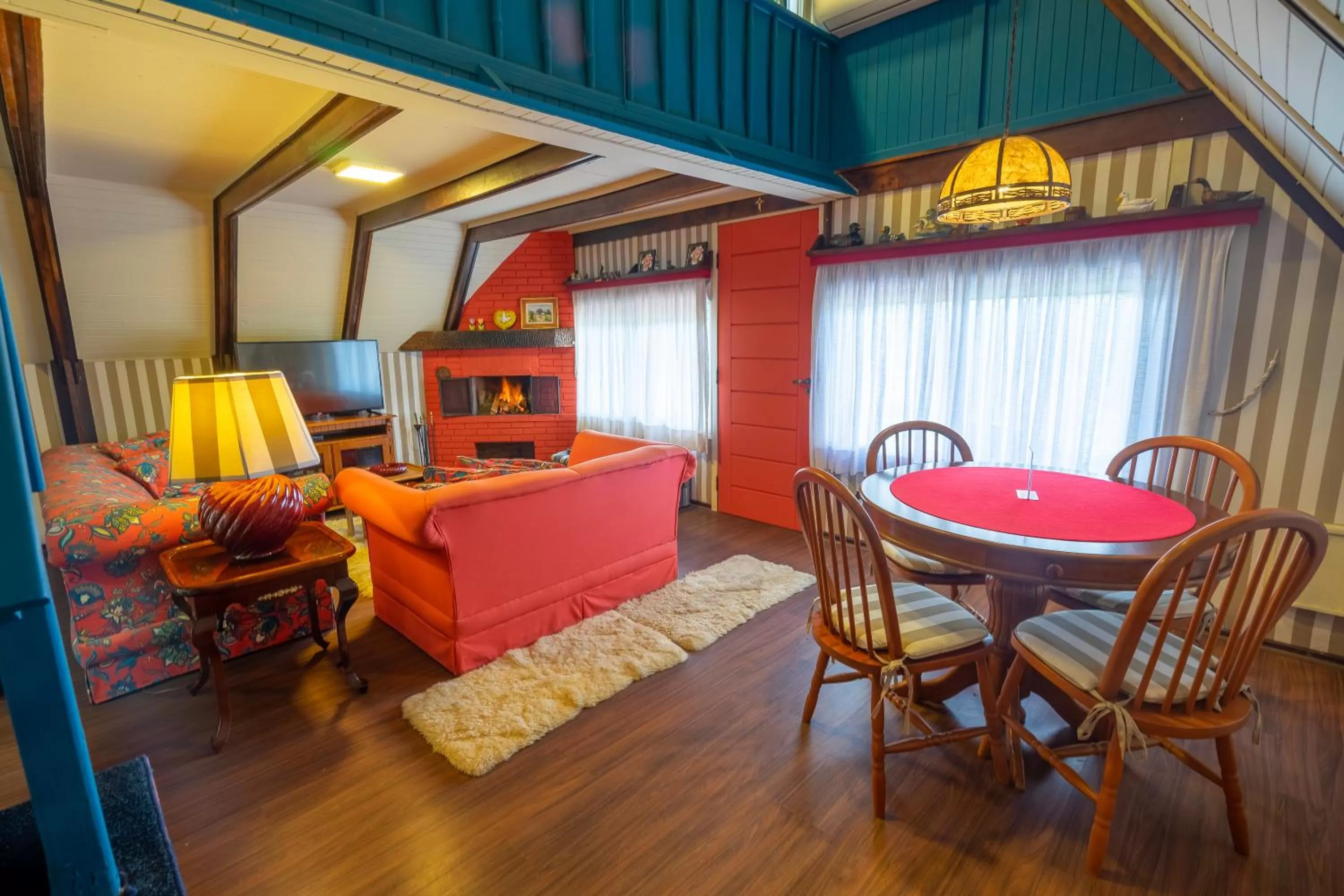 Seating area in Pousada Alto Da Boa Vista