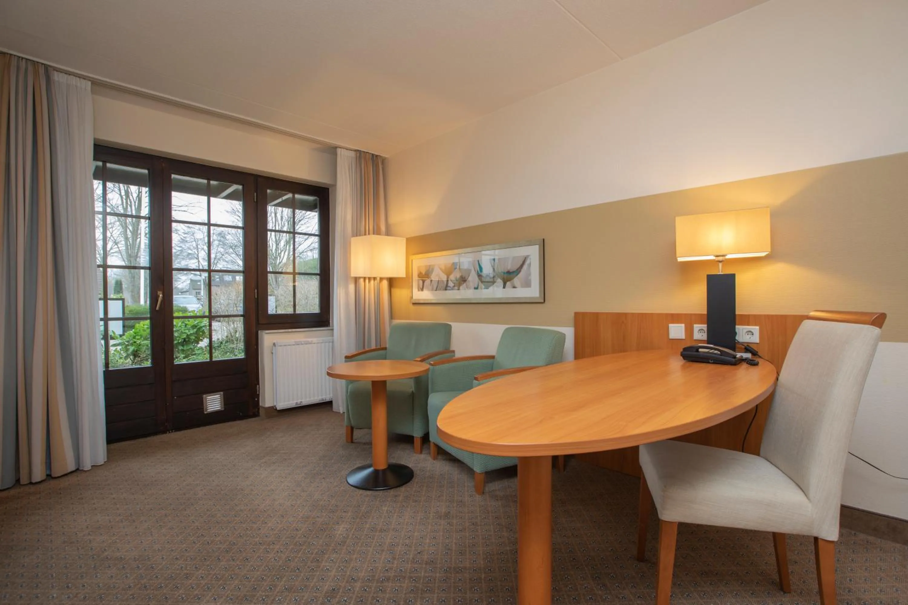 Seating area in Fletcher Hotel-Restaurant De Klepperman