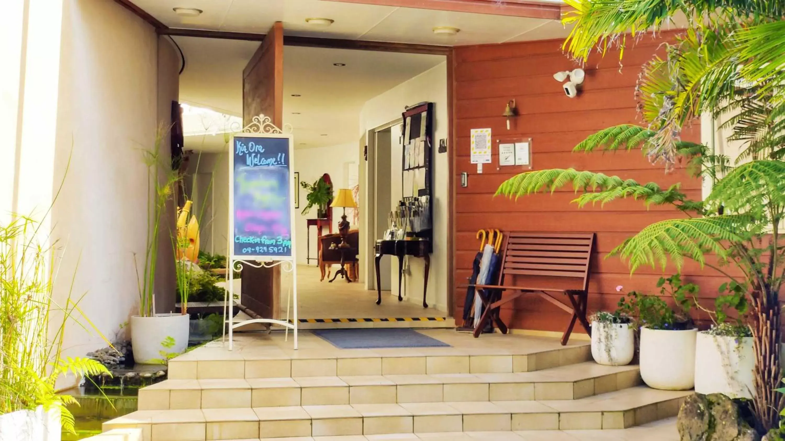 Facade/entrance in Moon Gate Villa Facade/entrance in Moon Gate Villa