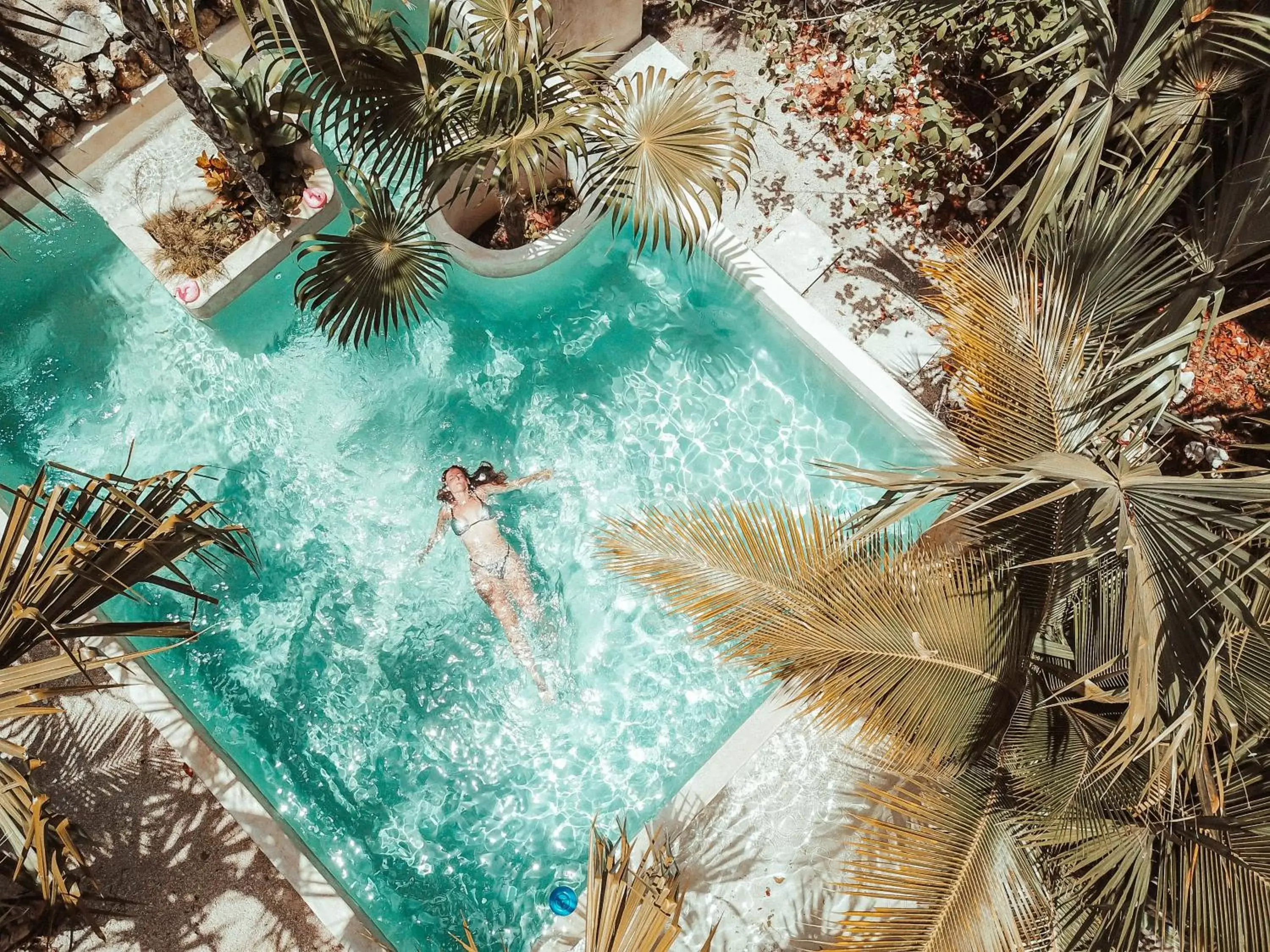 Pool view, Swimming Pool in Hotel Buenavista Bacalar - Yoga & Meditation Included