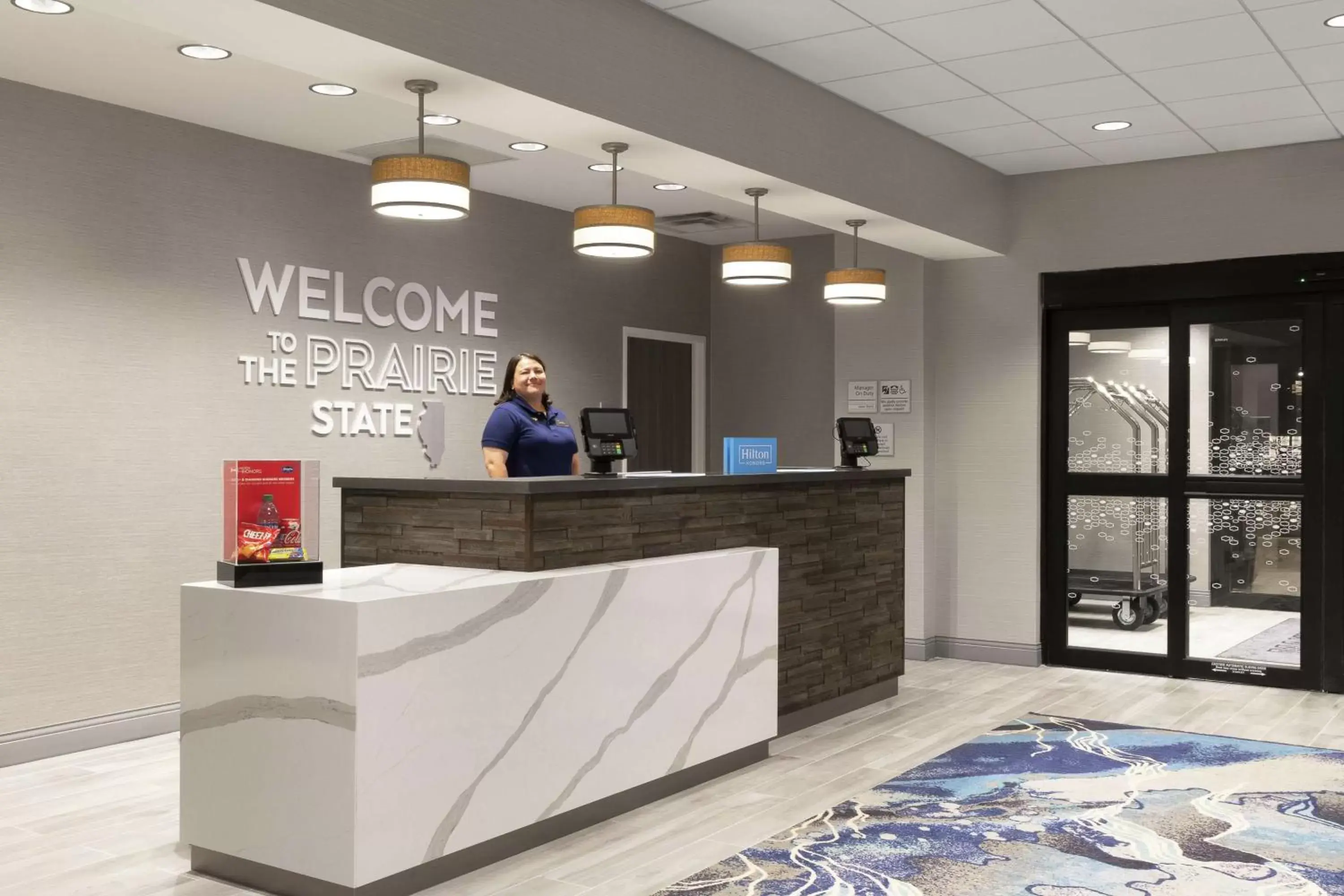 Lobby or reception, Lobby/Reception in Hampton Inn O'Fallon, Il