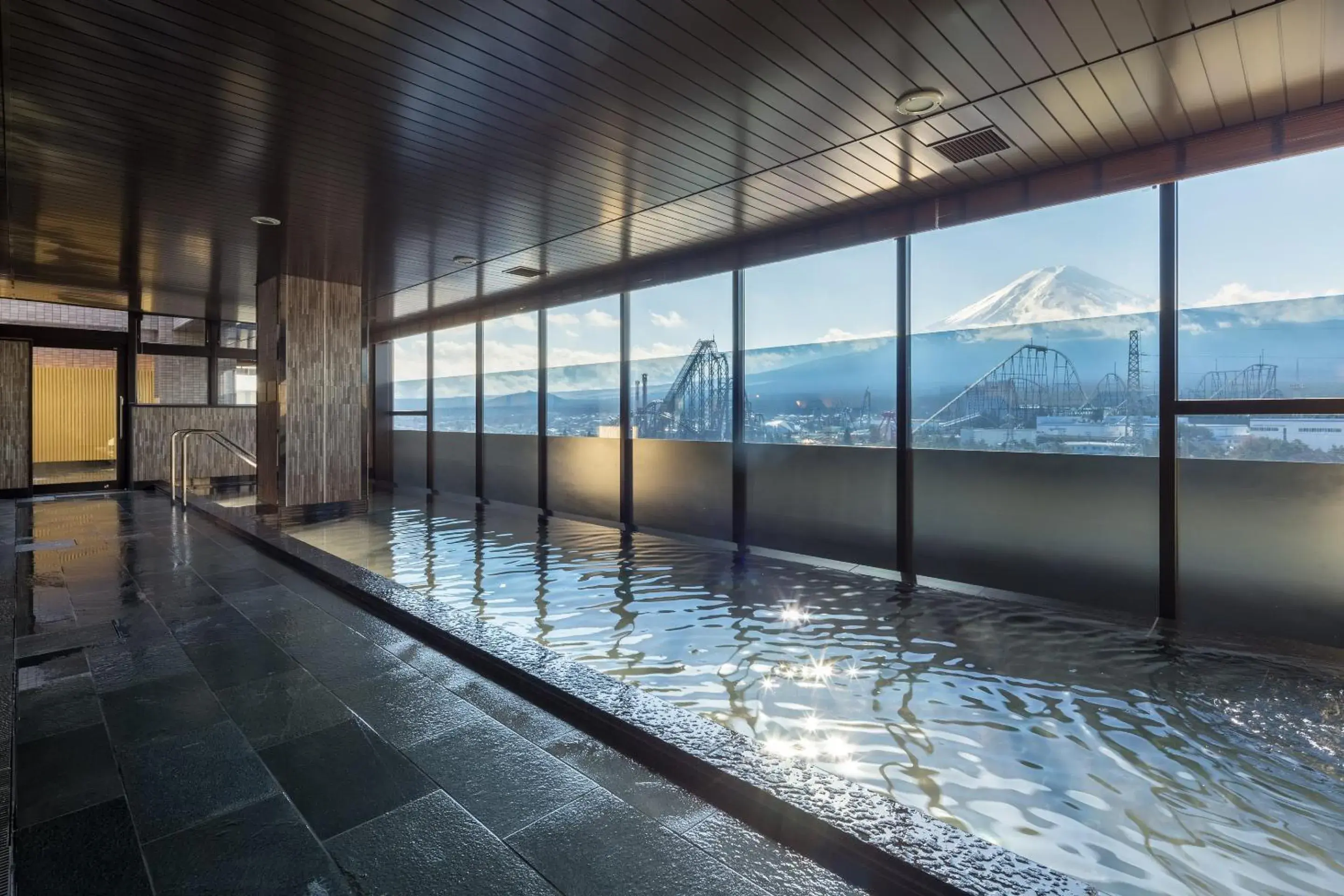 Hot Spring Bath, Swimming Pool in HOTEL MYSTAYS Fuji Onsen Resort