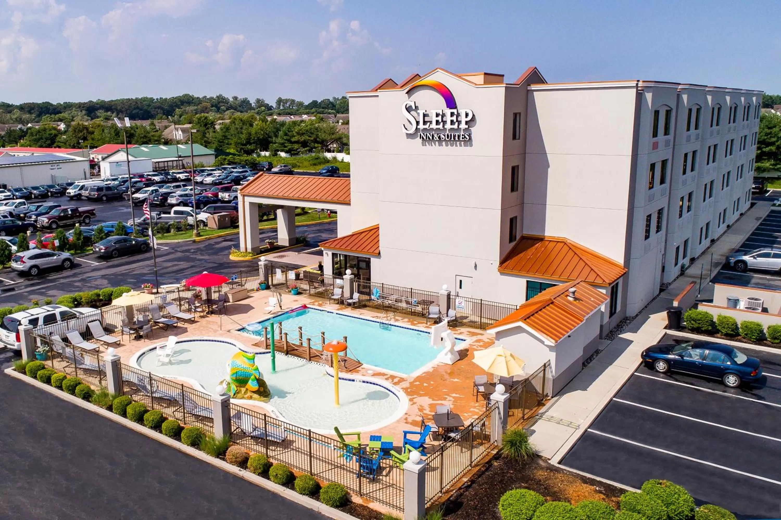 Bird's eye view in Sleep Inn & Suites Rehoboth Beach