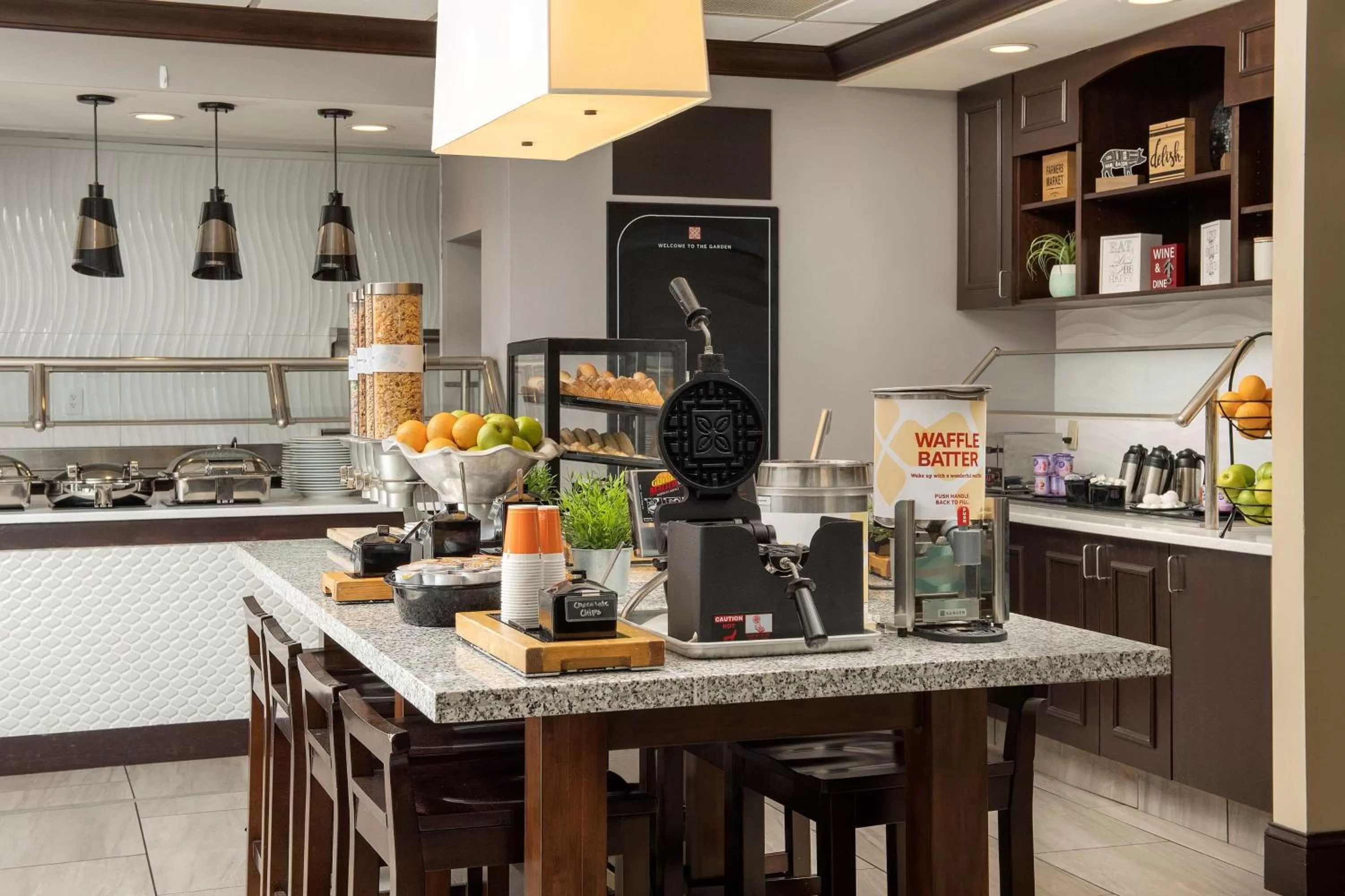 Breakfast in Hilton Garden Inn Charlotte/Mooresville