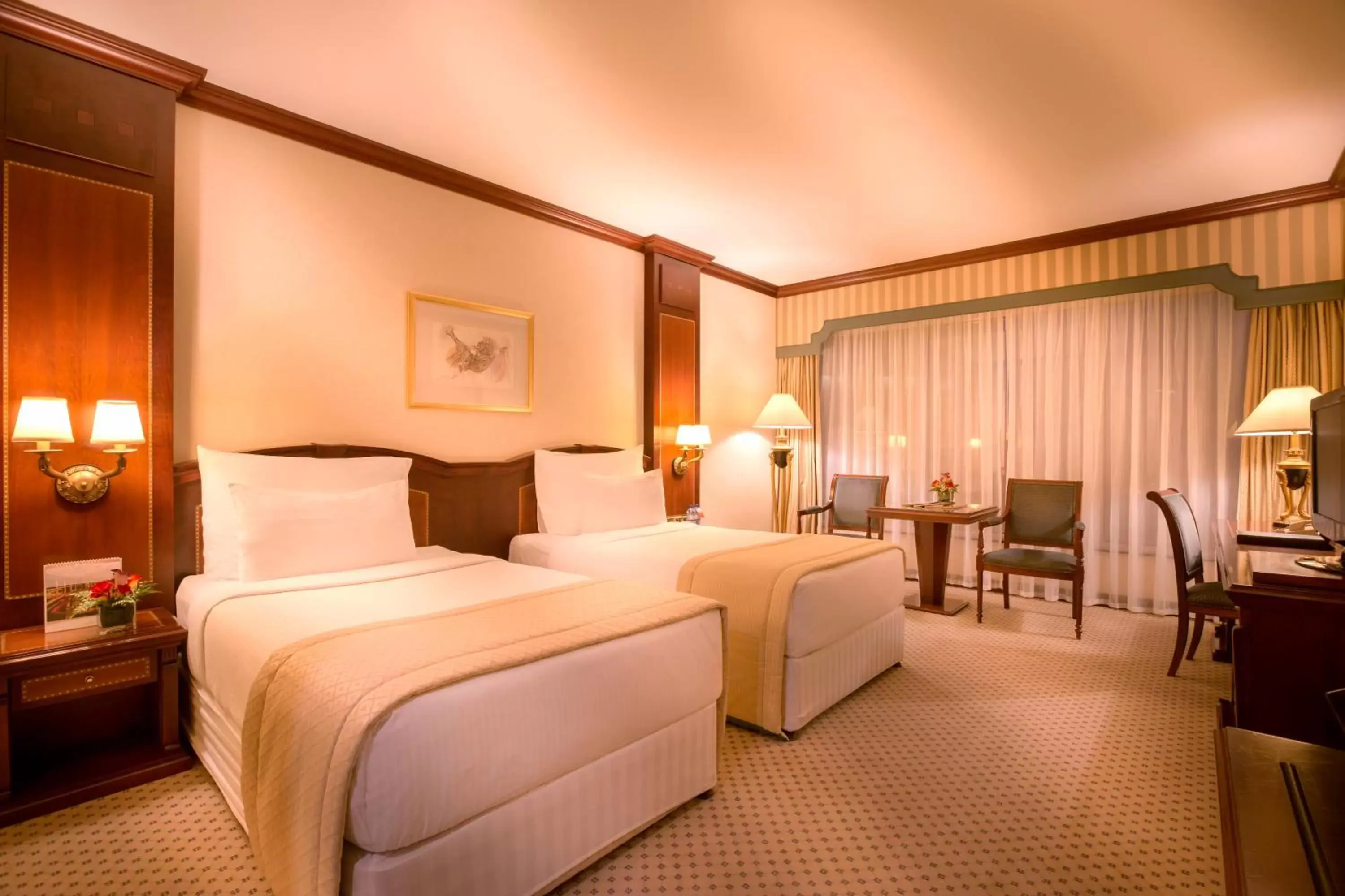 Bed in Corniche Hotel Abu Dhabi