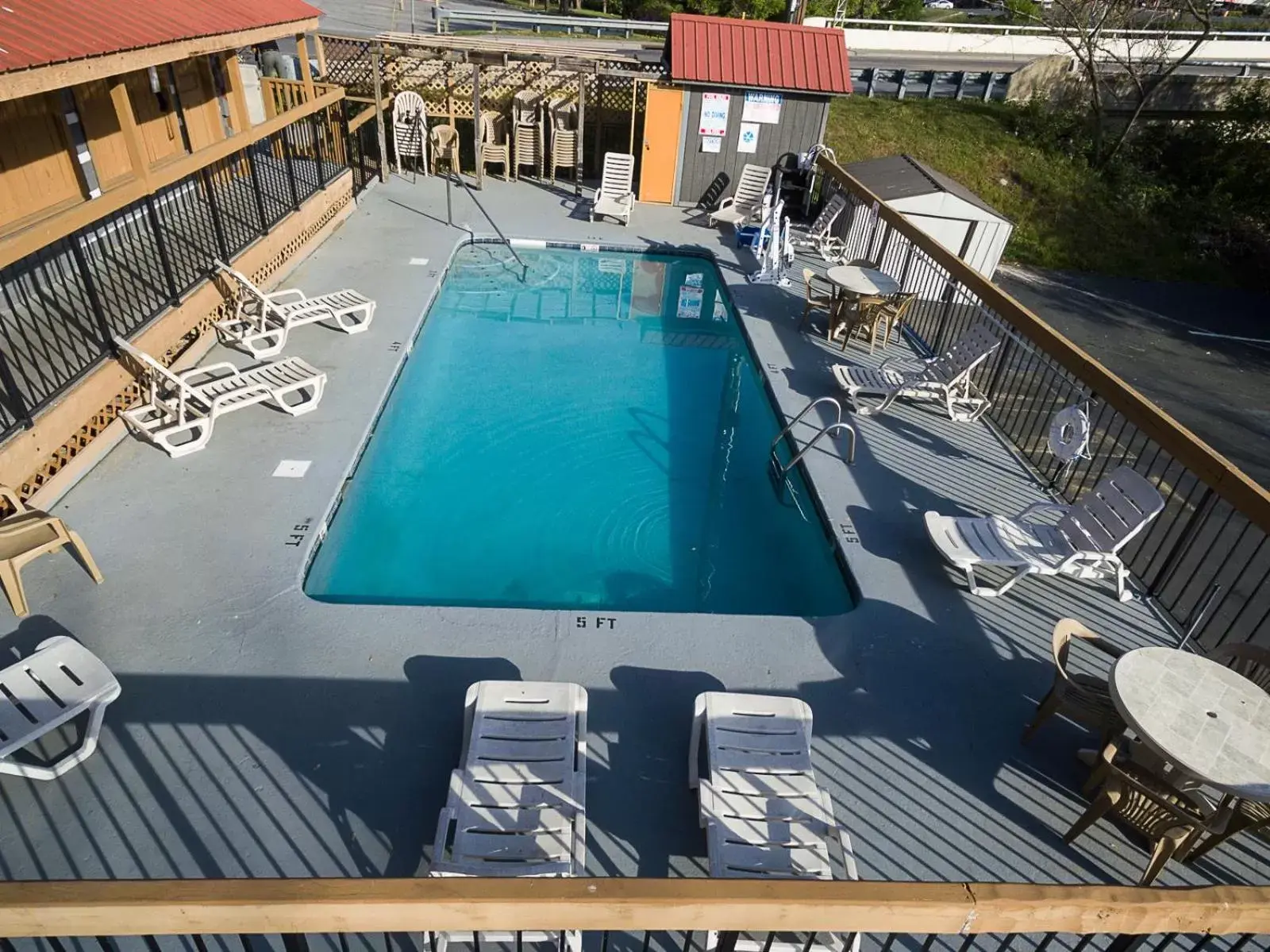 Pool View in Timbers Lodge