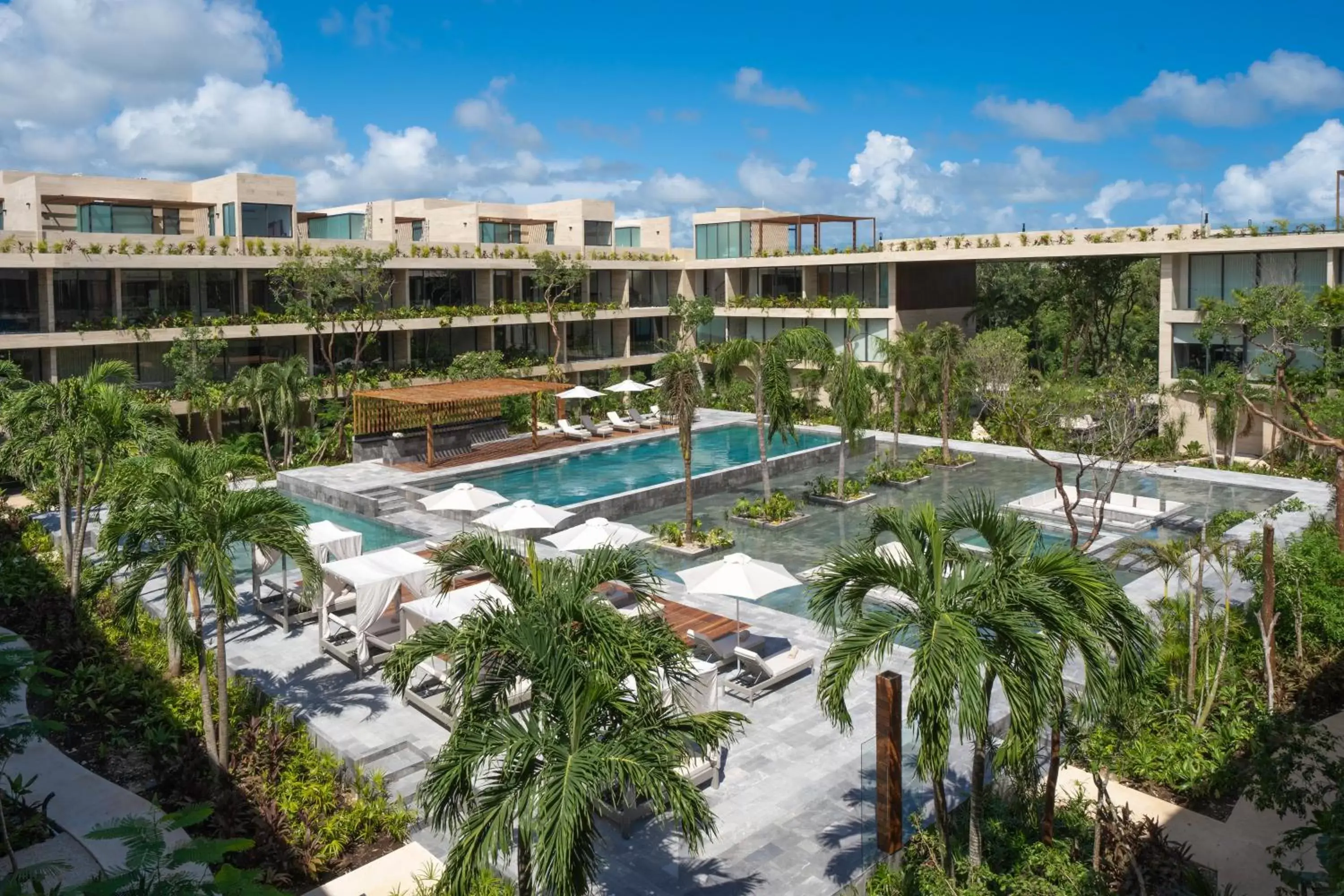 Pool View in MISTIQ Tulum Luxury Apartments