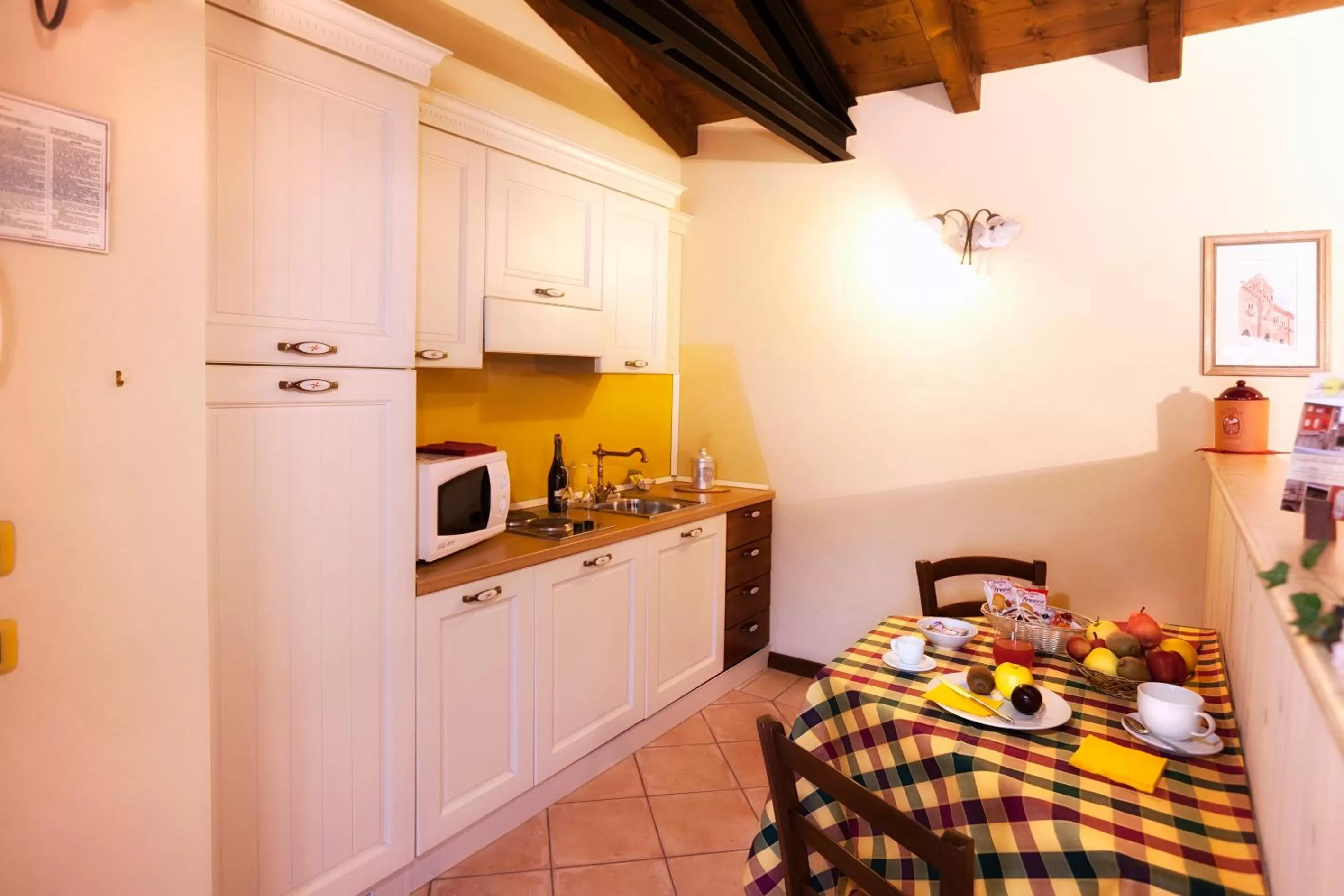 Kitchen or kitchenette in Luna Residence Hotel