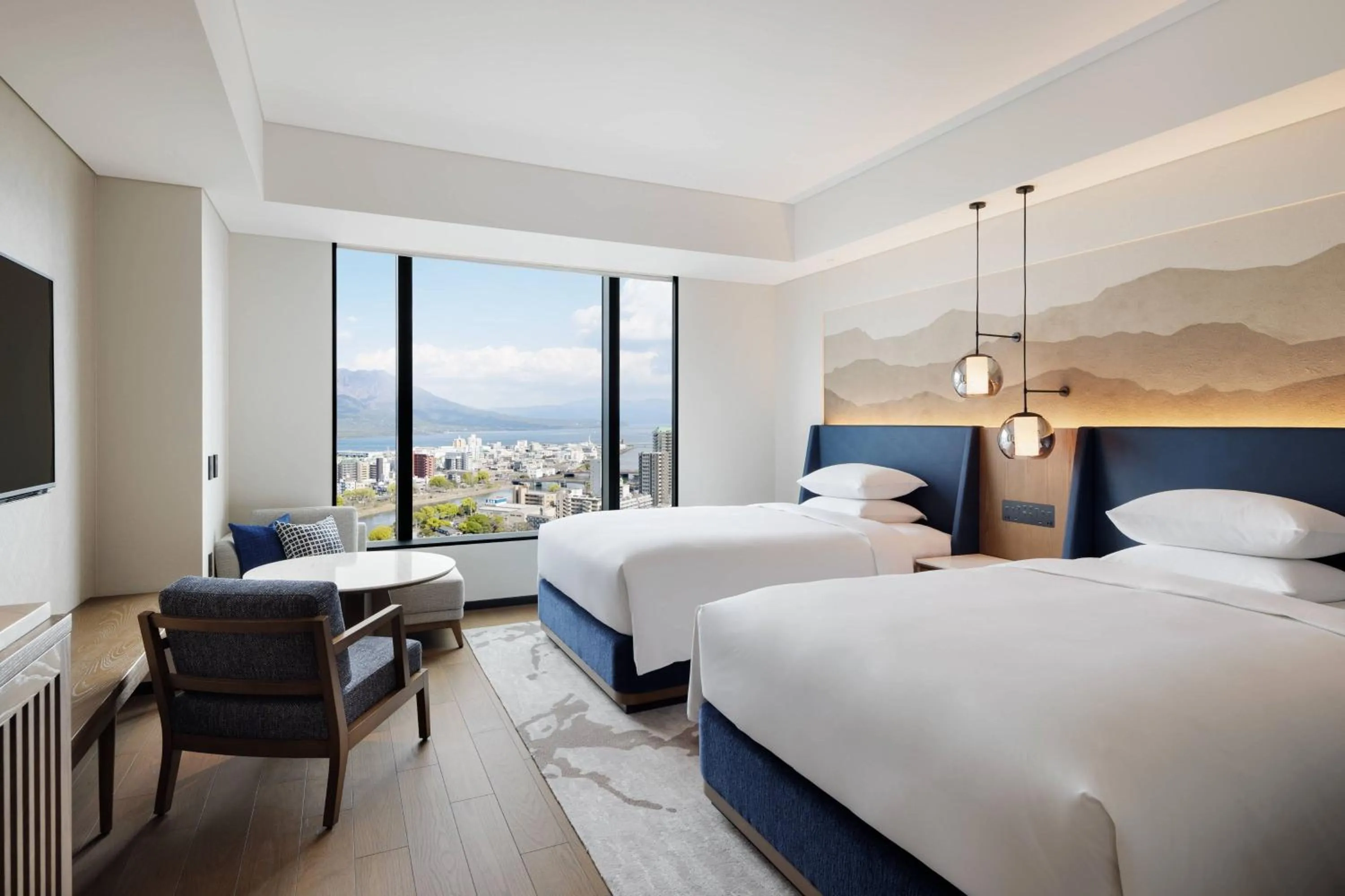 Photo of the whole room, Bed in Sheraton Kagoshima