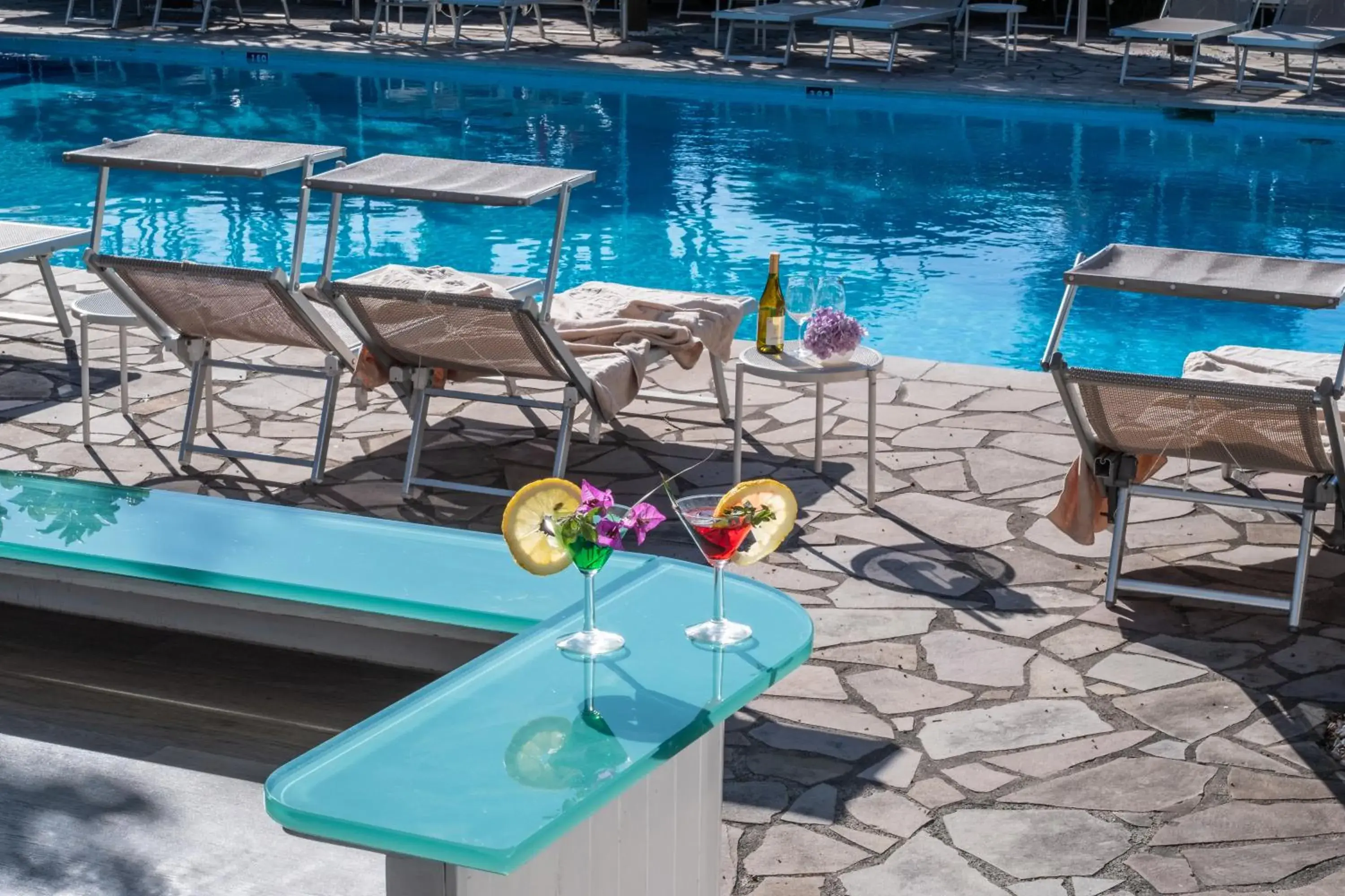 Lounge or bar, Swimming Pool in Hotel Alpha