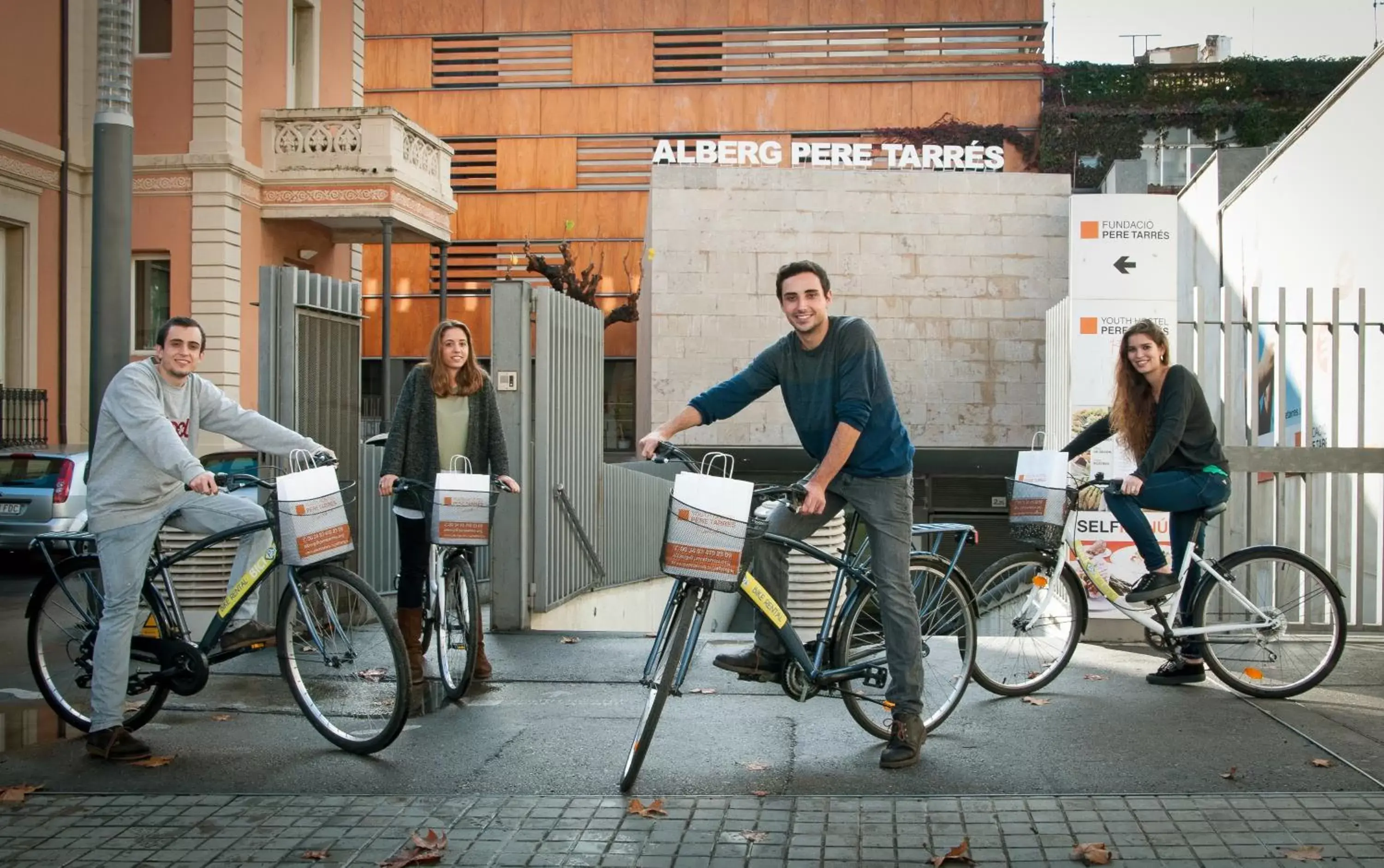 People, Biking in Alberg Pere Tarrés