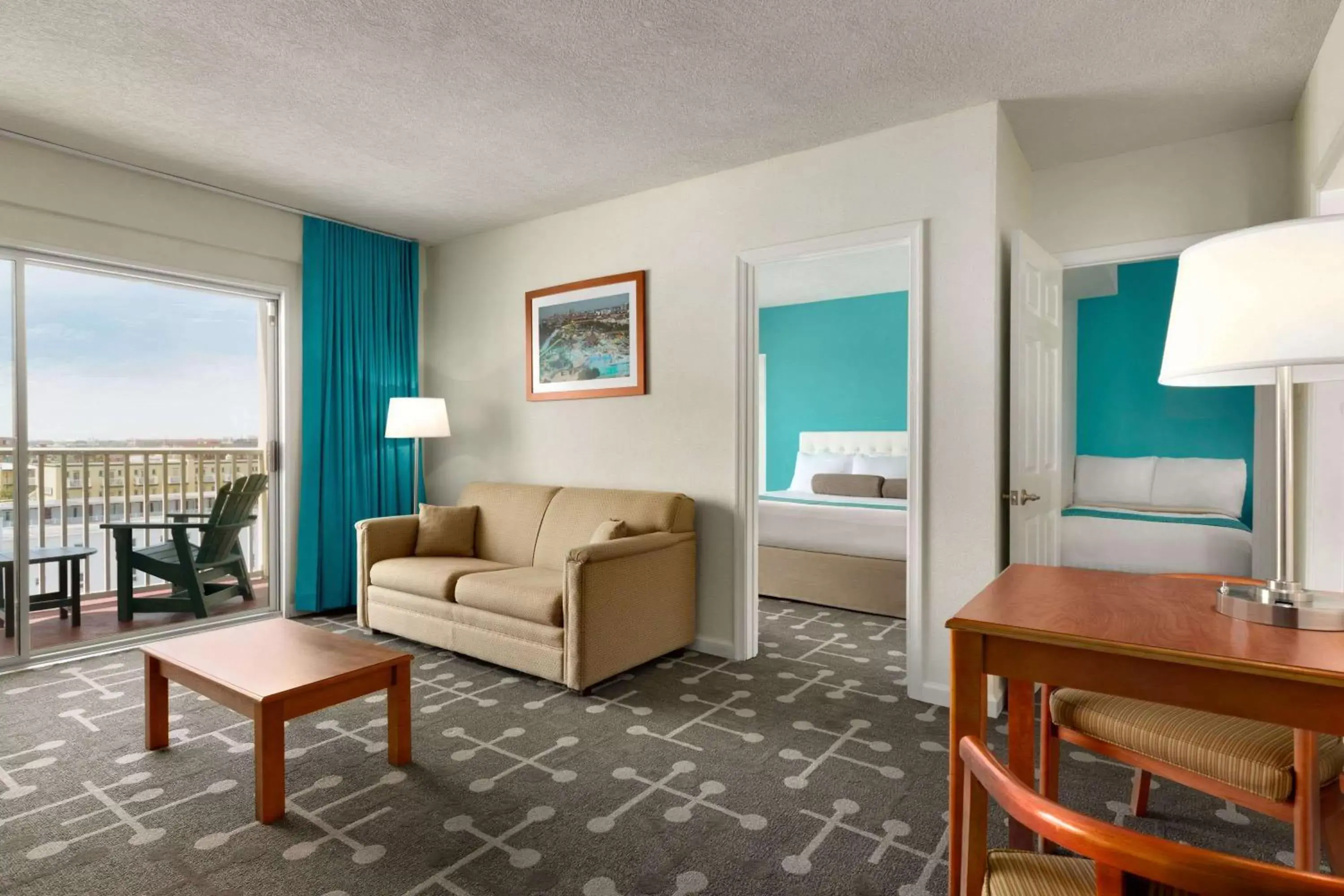 Photo of the whole room, Seating Area in Howard Johnson by Wyndham Ocean City Oceanfront