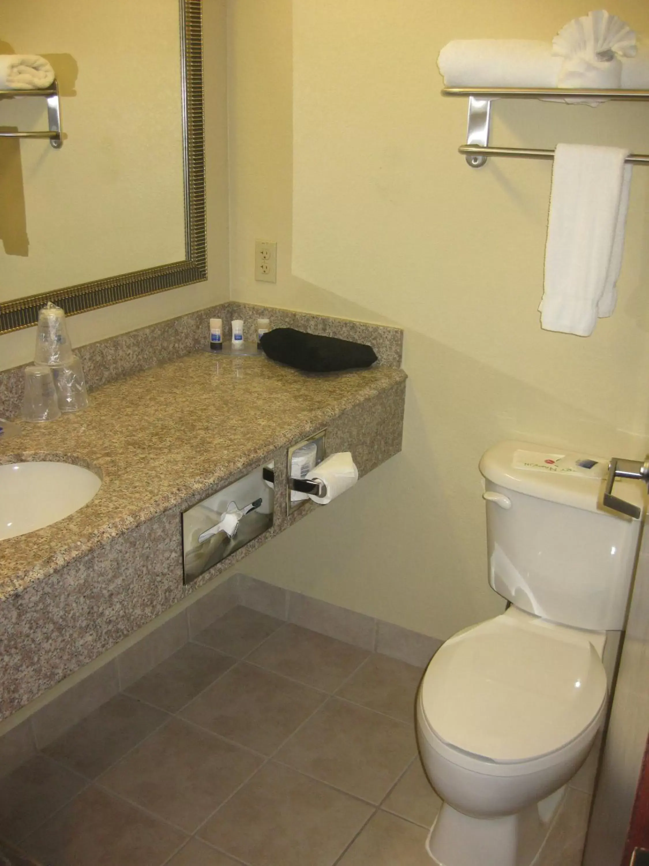 Toilet, Bathroom in Best Western Plus Springfield Airport Inn