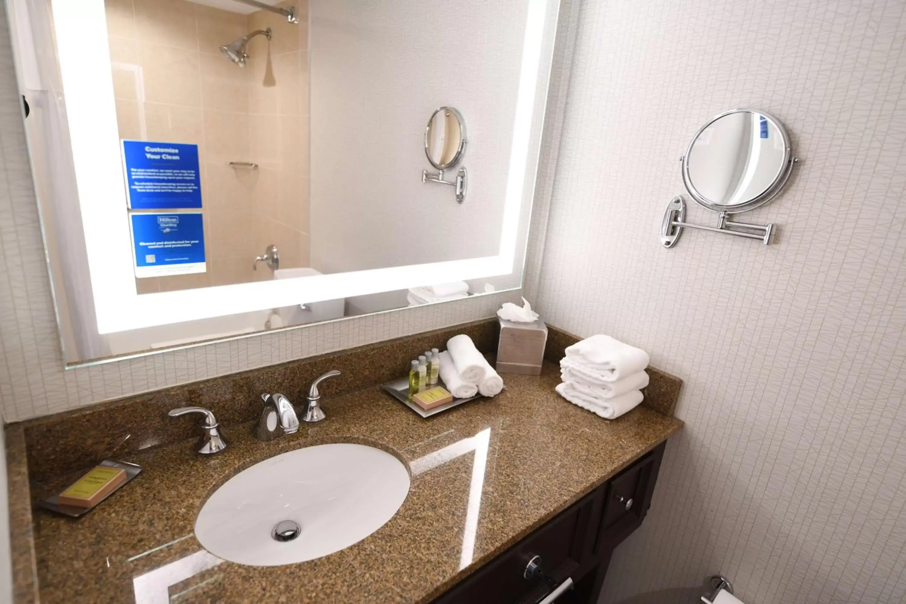 Bathroom in DoubleTree By Hilton Baltimore North Pikesville