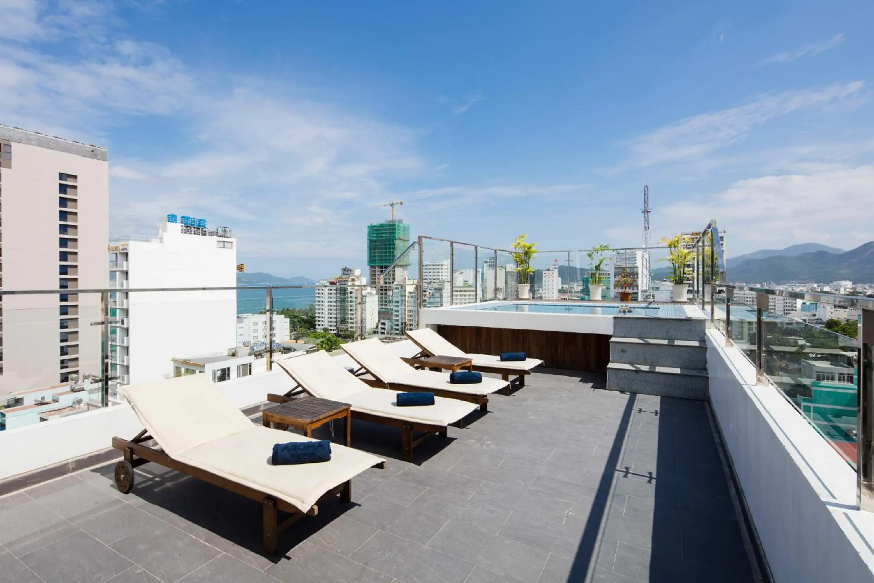 Property building, Balcony/Terrace in Aroma Nha Trang Boutique Hotel