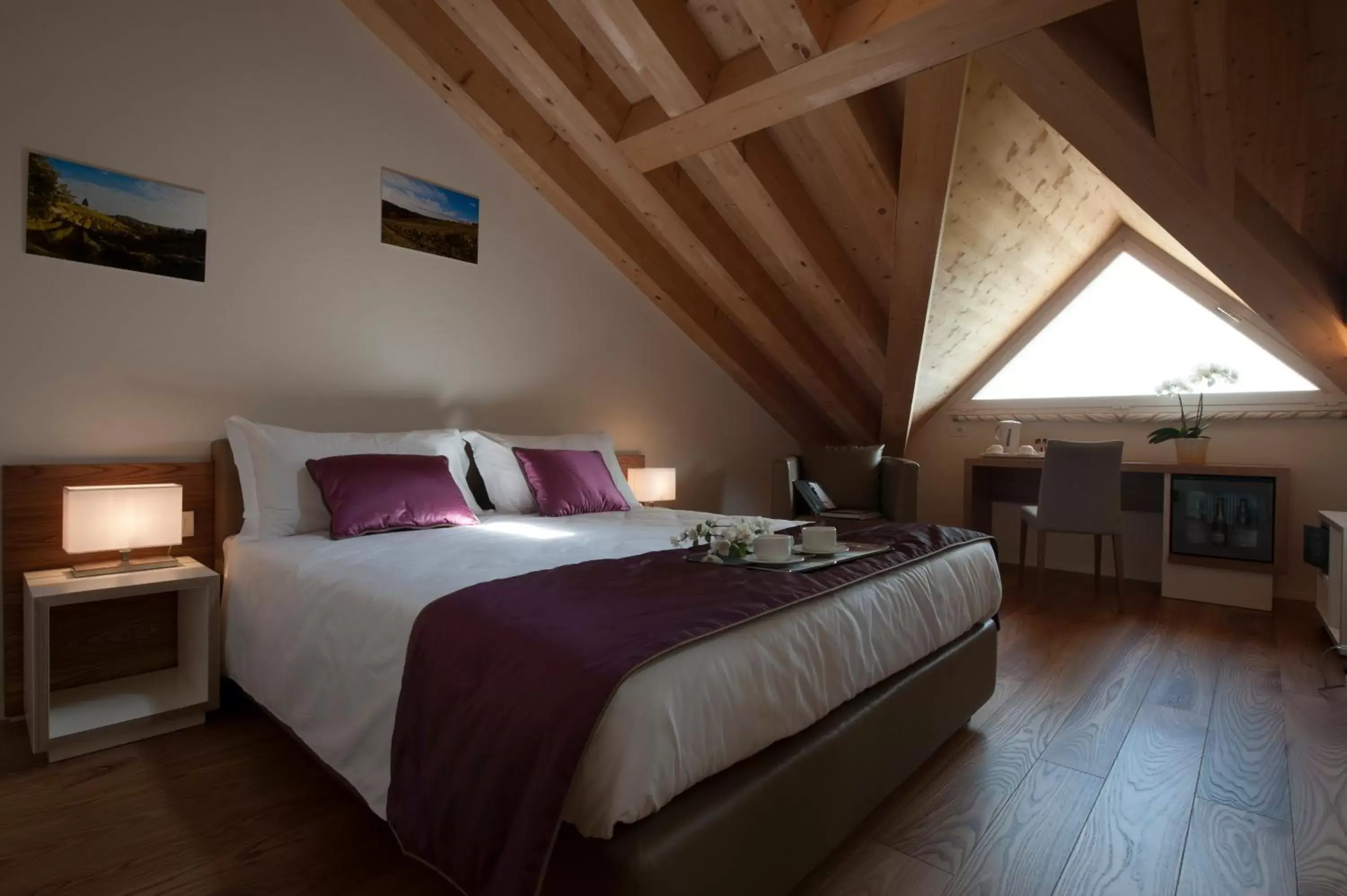 Double Room with View in Villa del Poggio Prosecco Bike Hotel Double Room with View in Villa del Poggio Prosecco Bike Hotel