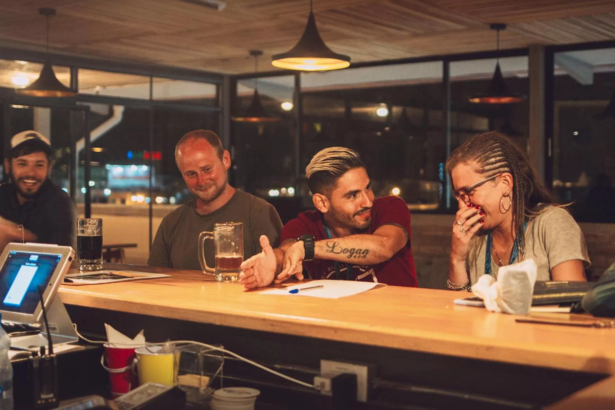 Lounge or bar in Selina Baños