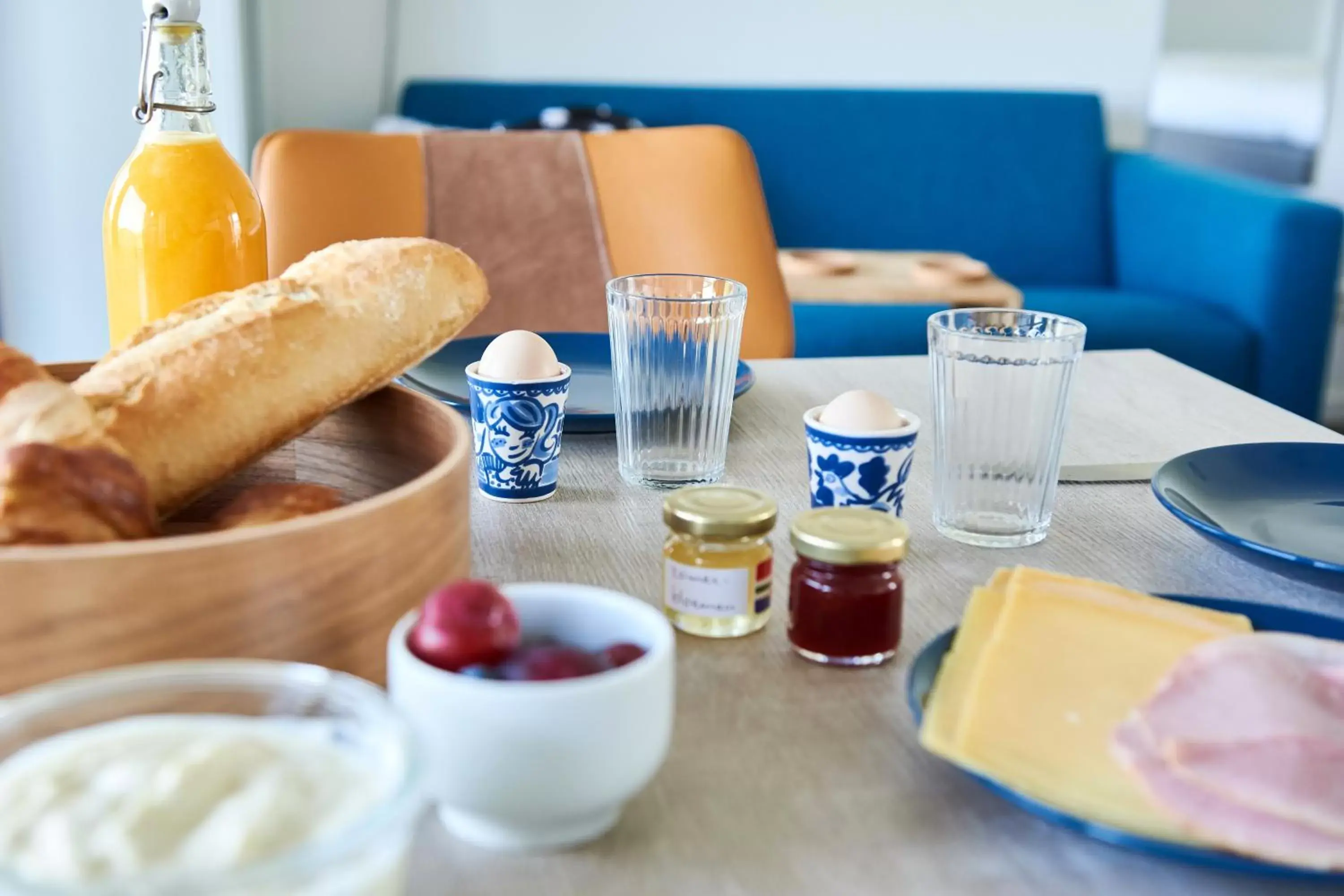 Continental breakfast in B&B Molenstreek