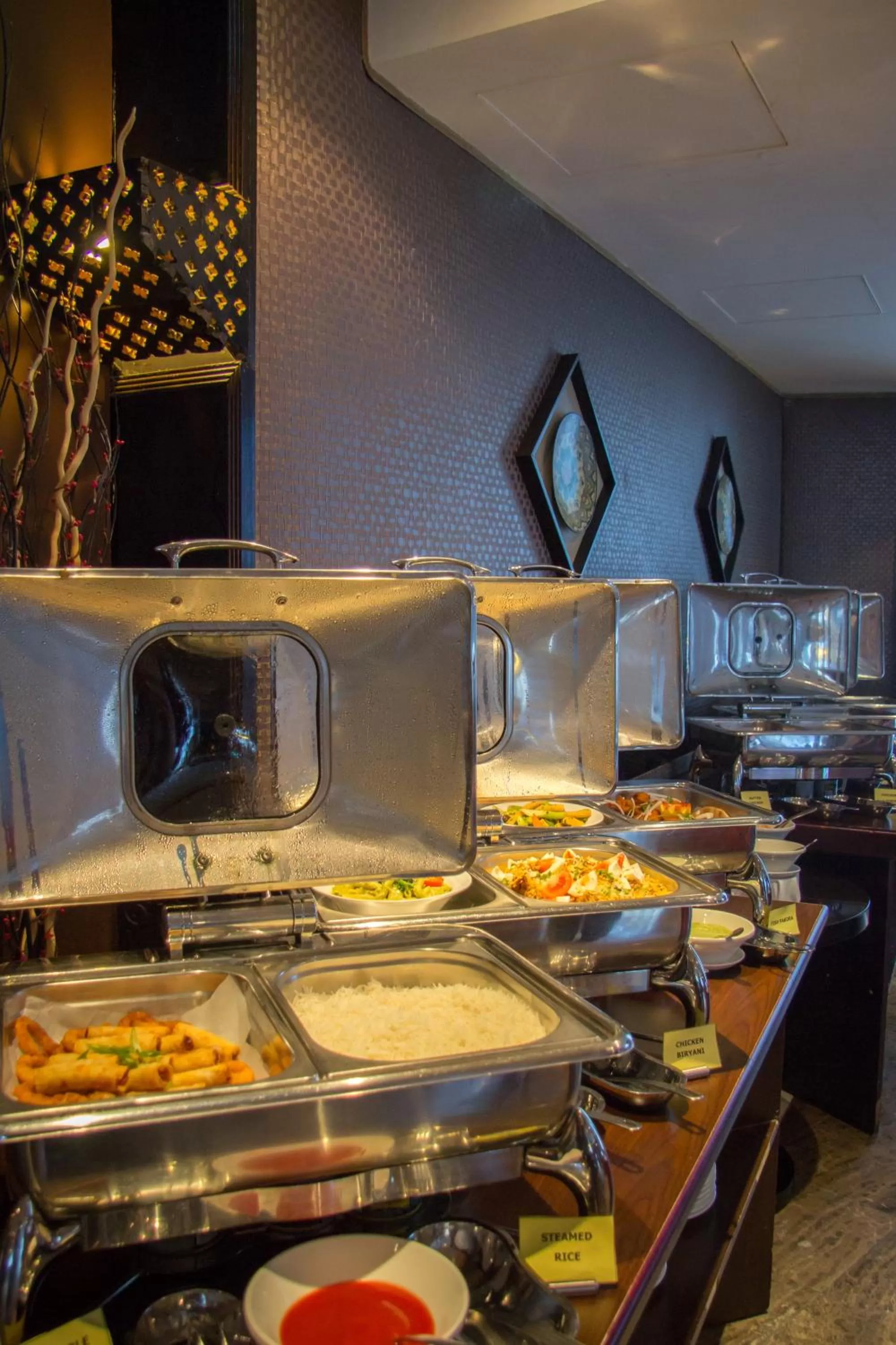 Buffet breakfast in Horizon Manor Hotel