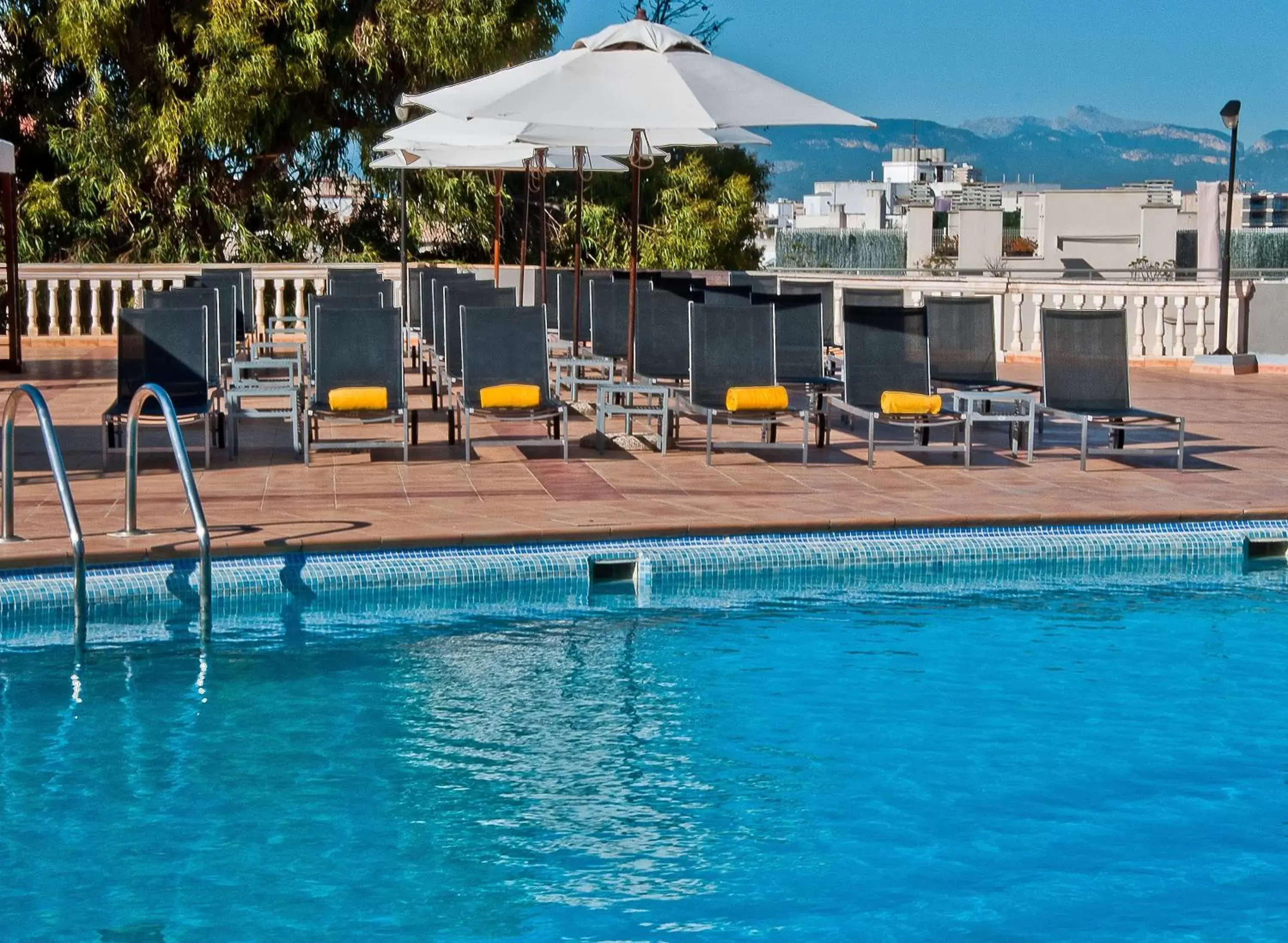 Balcony/Terrace, Swimming Pool in BQ Augusta Hotel
