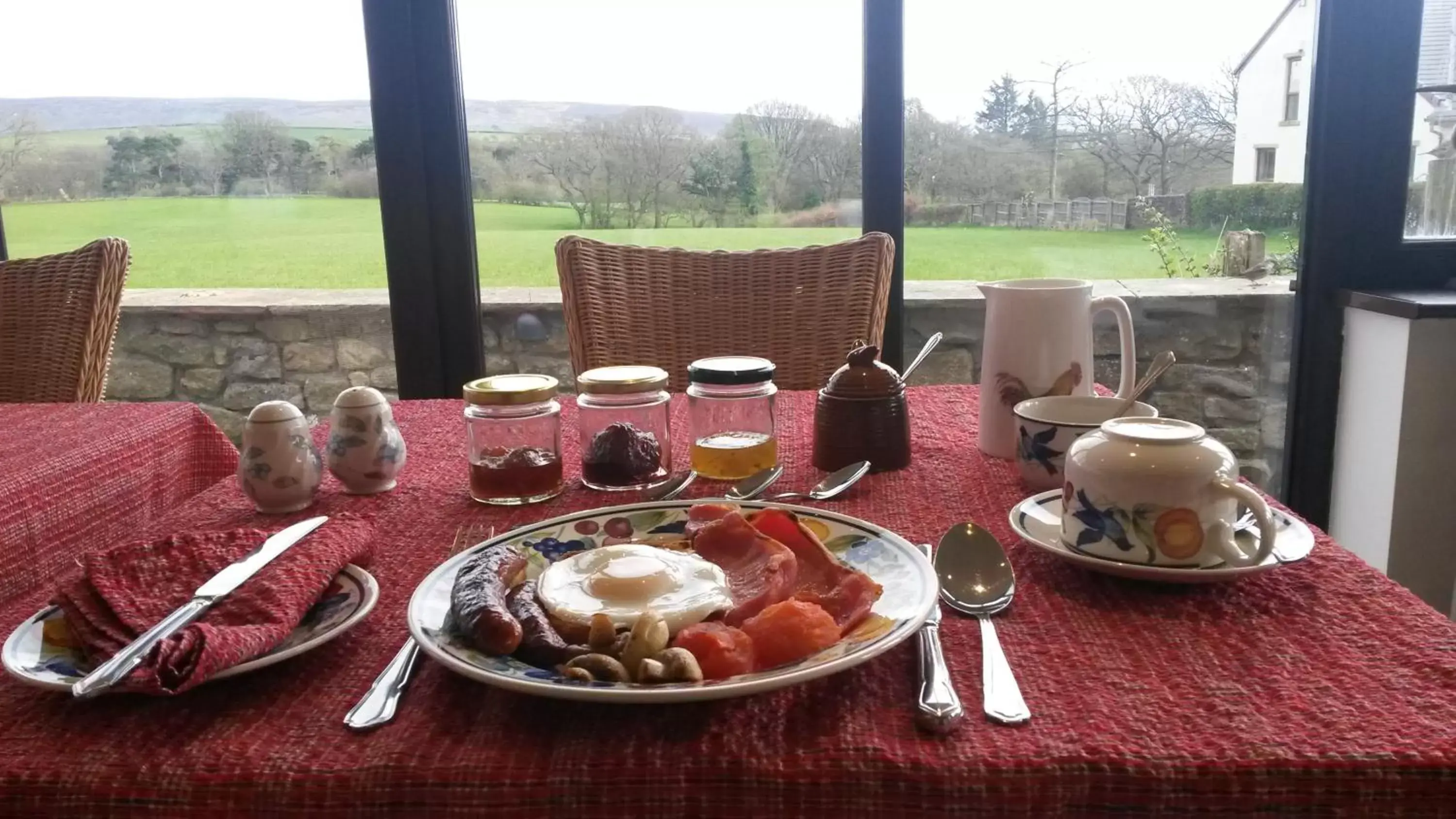 English/Irish breakfast in Green Bank Farmhouse