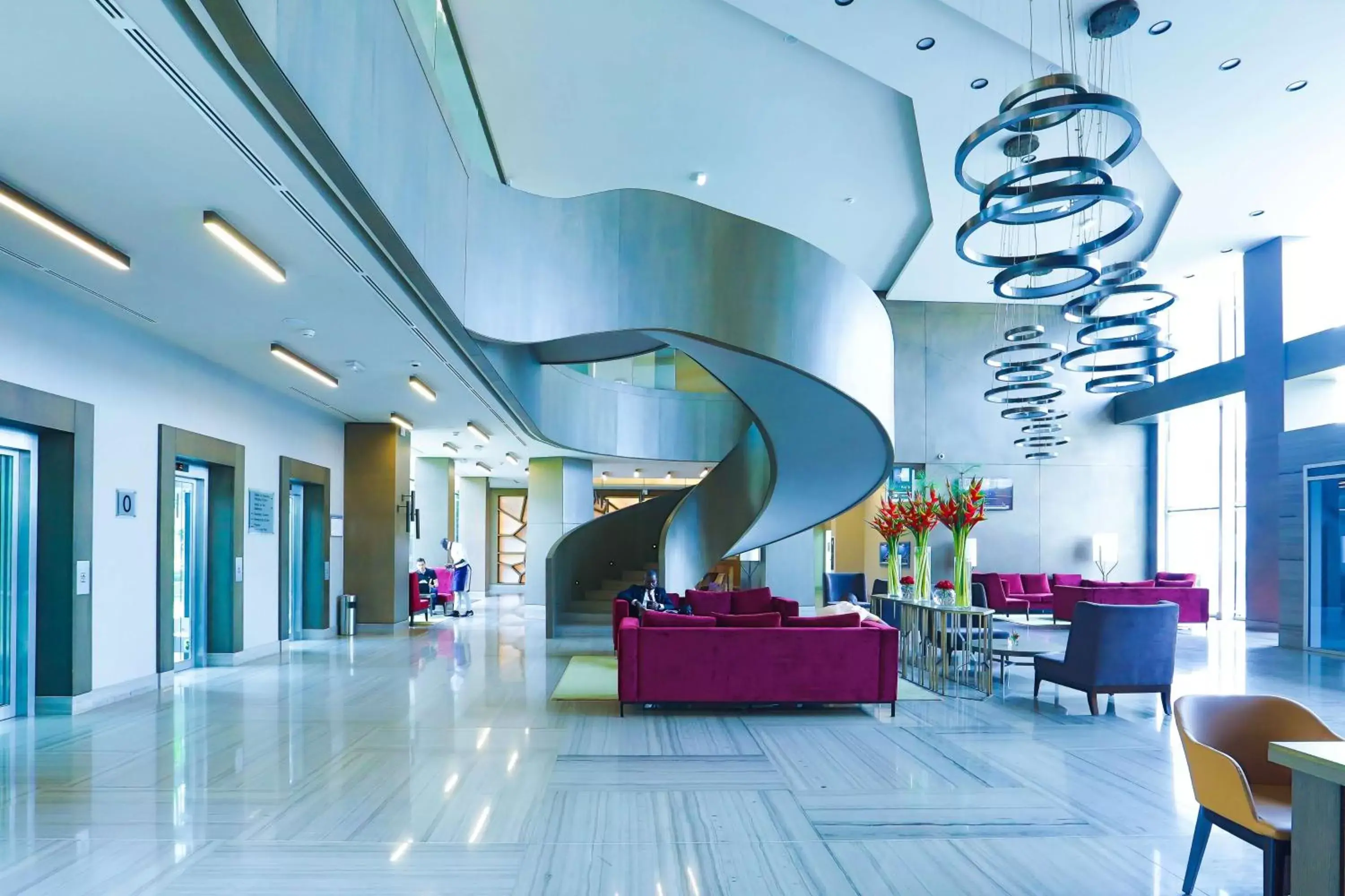 Lobby or reception, Lobby/Reception in Radisson Blu Hotel, Abidjan Airport