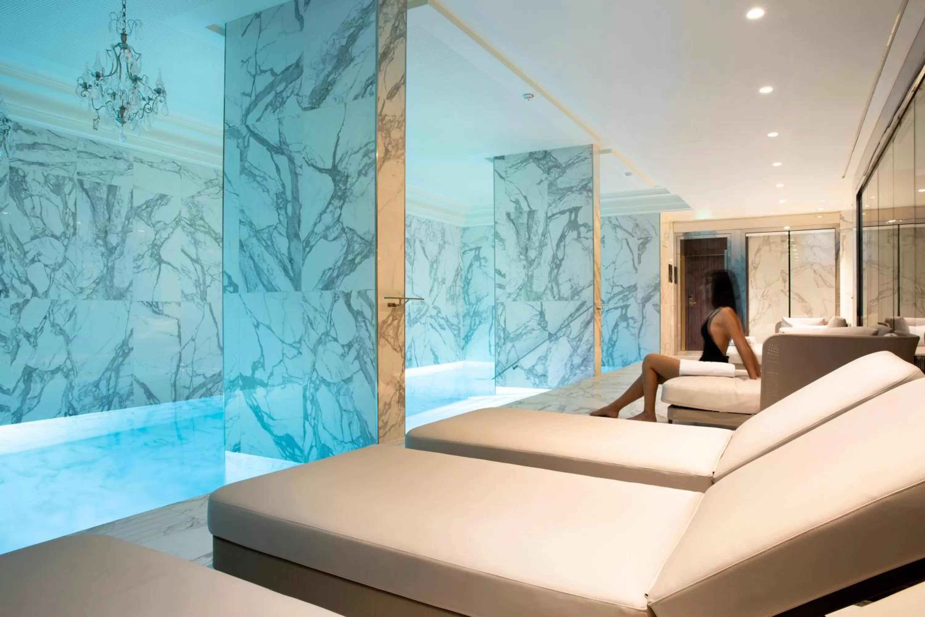 Pool view in Le Damantin Hôtel & Spa