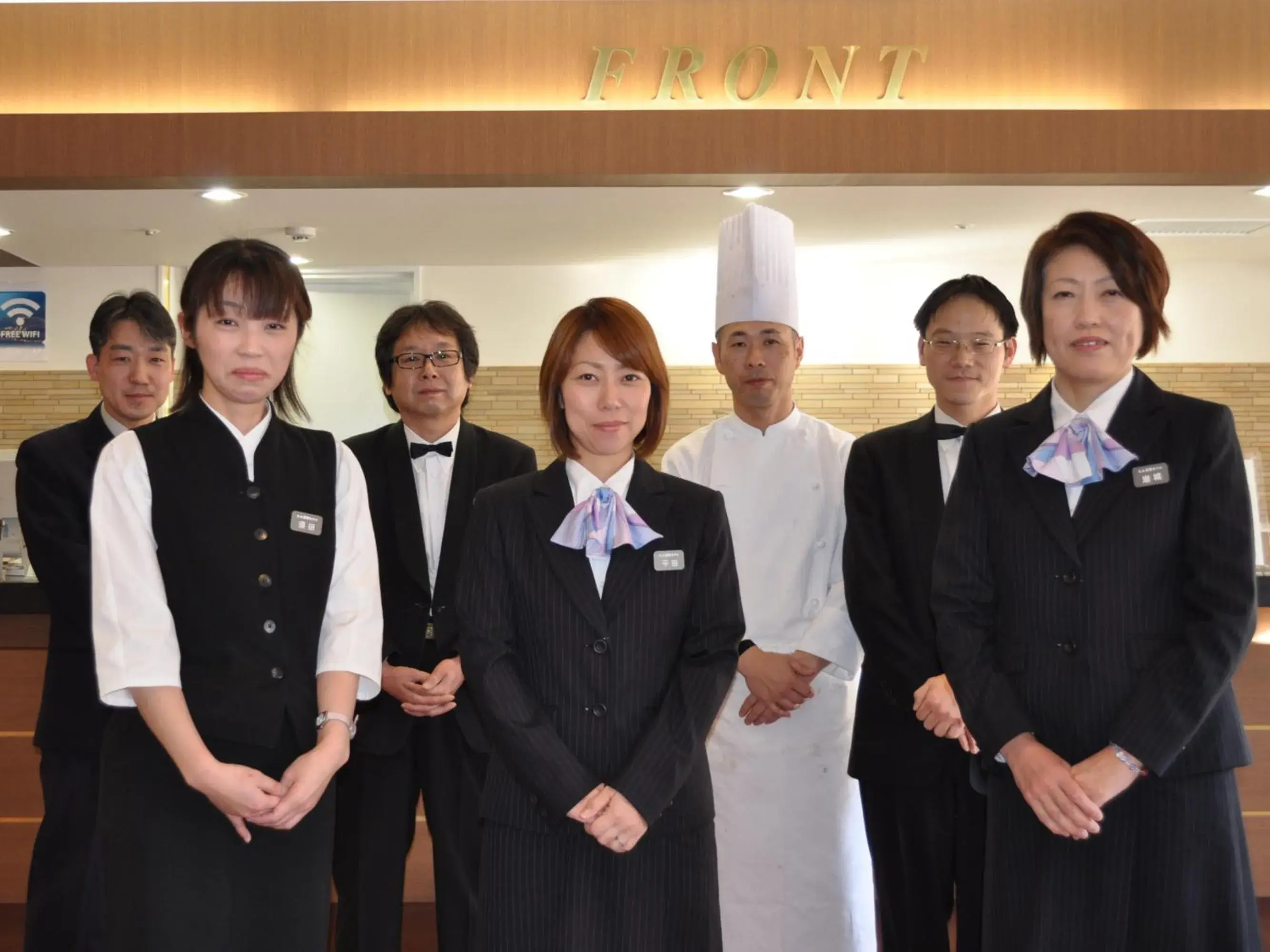 Staff in Tateyama Kokusai Hotel