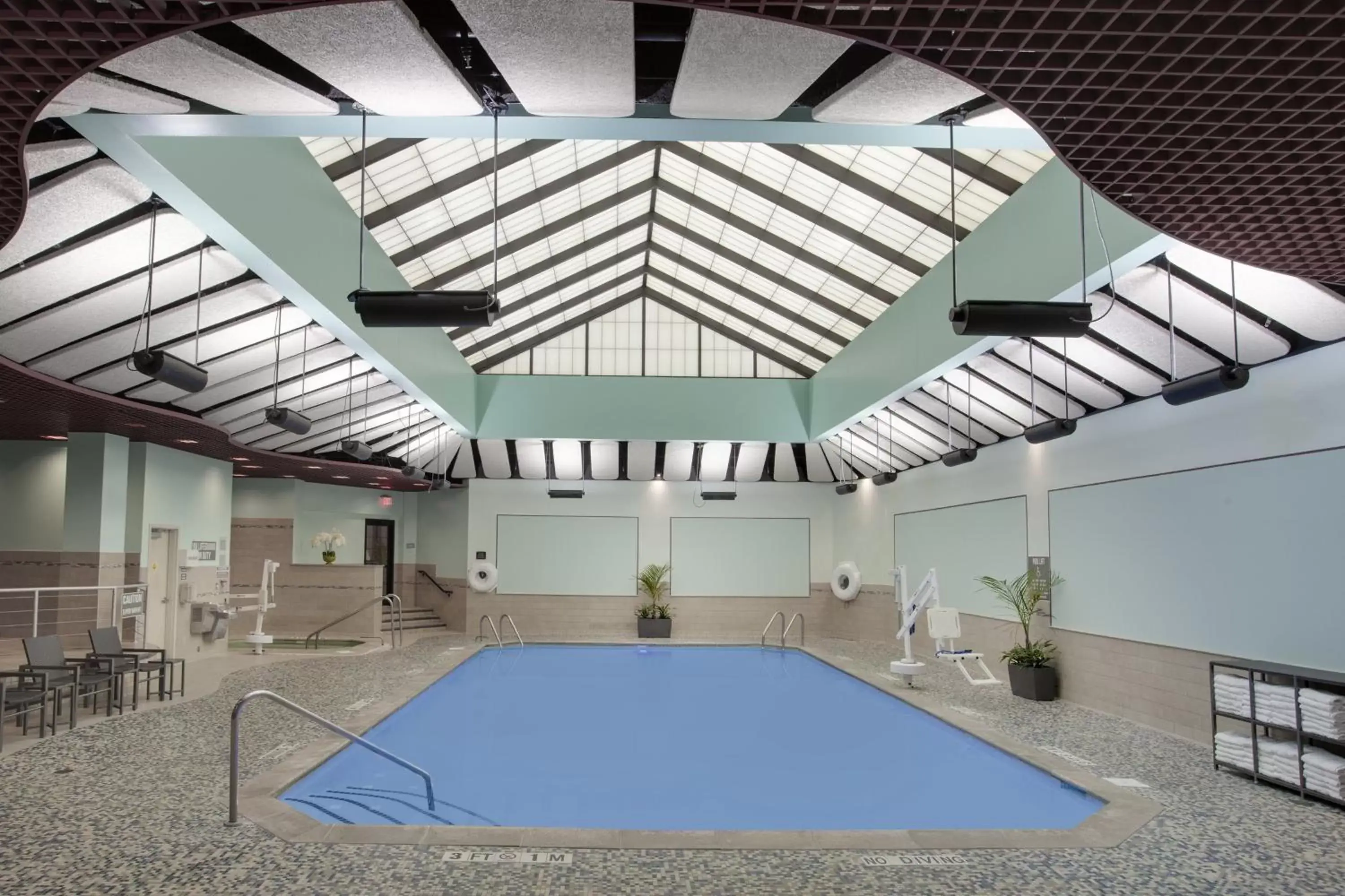 Swimming pool in Crowne Plaza Lansing by IHG Swimming pool in Crowne Plaza Lansing by IHG