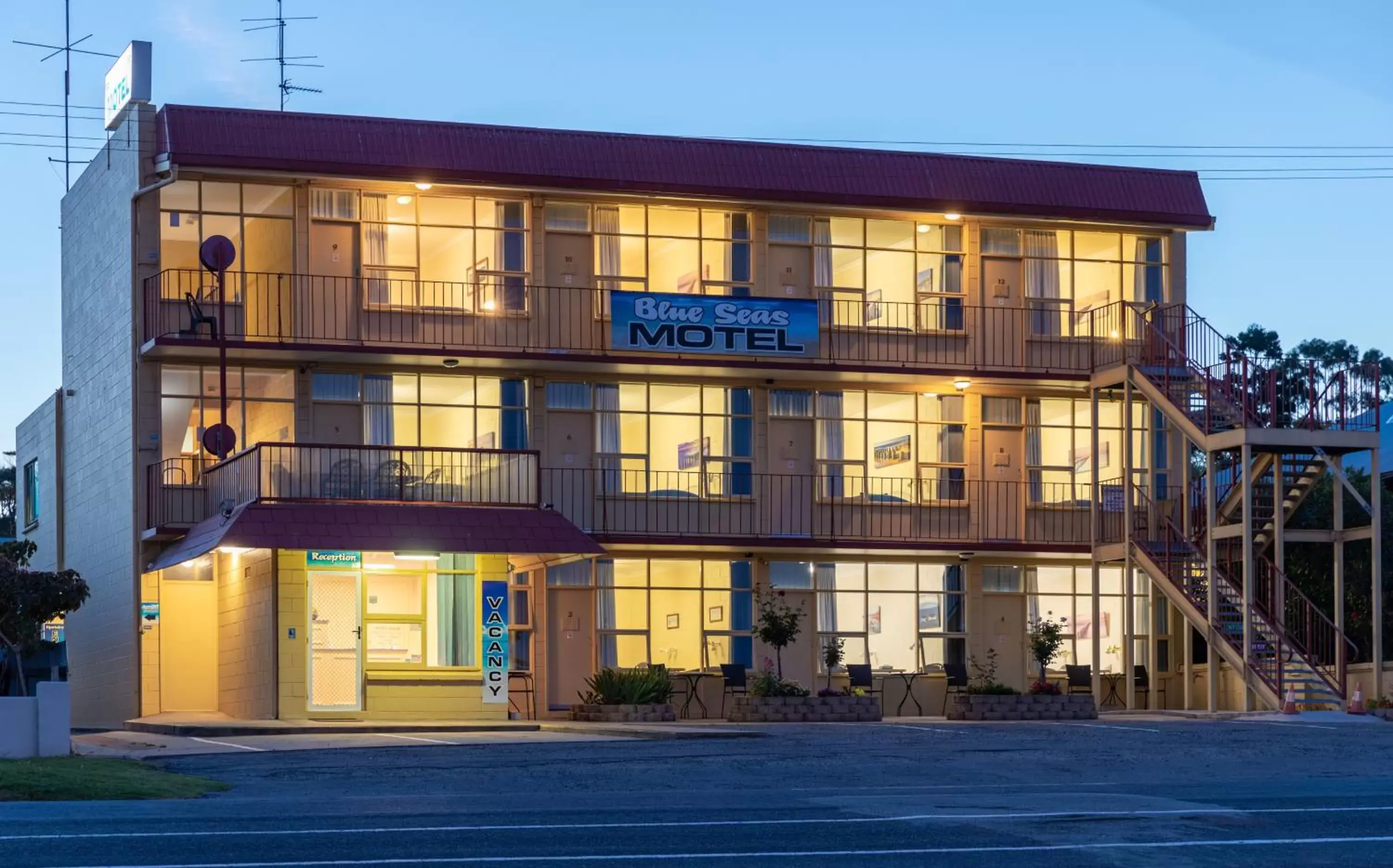 Property Building in Blue Seas Motel