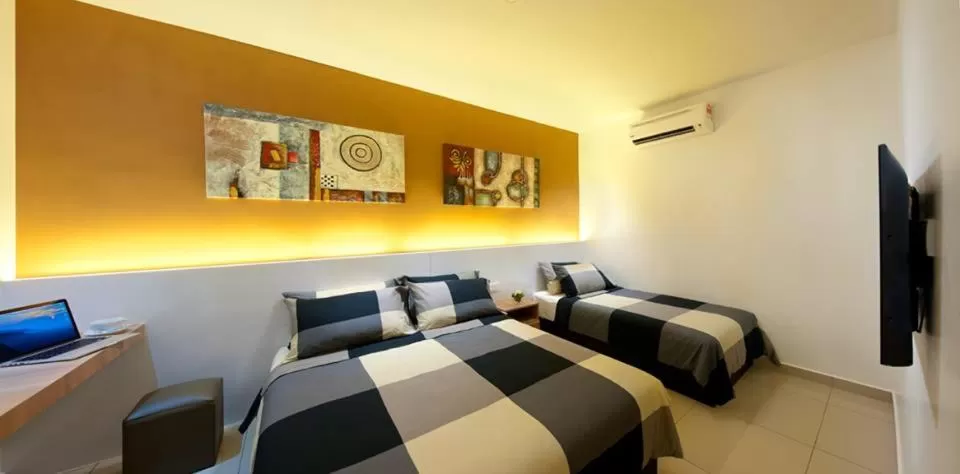 Bed in Rivero Boutique Hotel Melaka