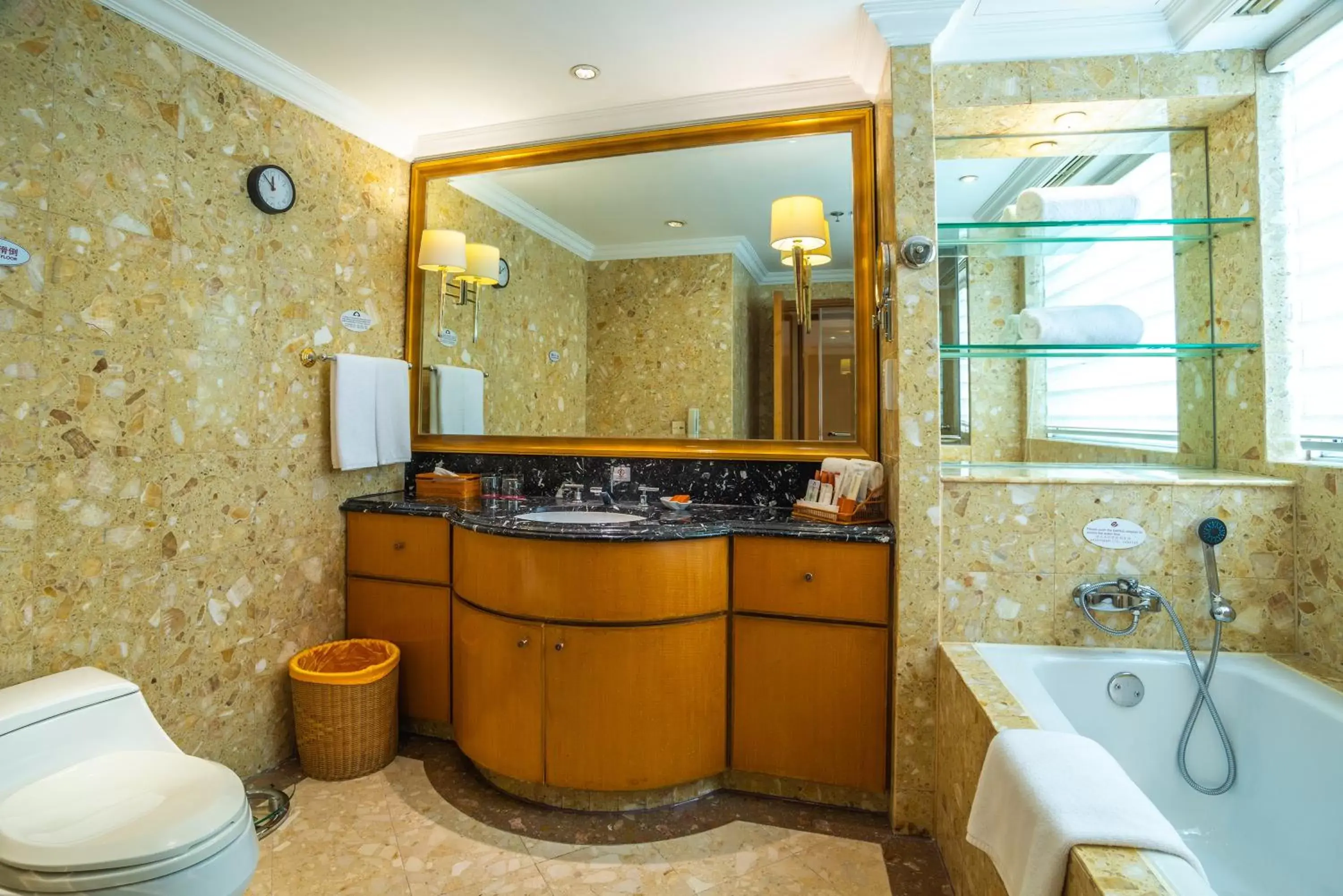 Bathroom in Crowne Plaza Qingdao, an IHG Hotel