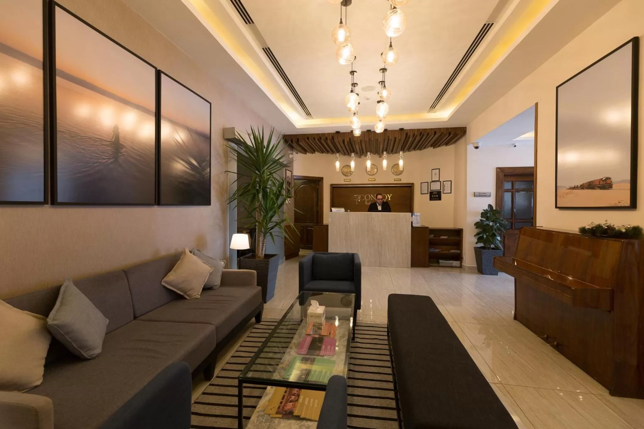 Lobby or reception in The Conroy Boutique Hotel