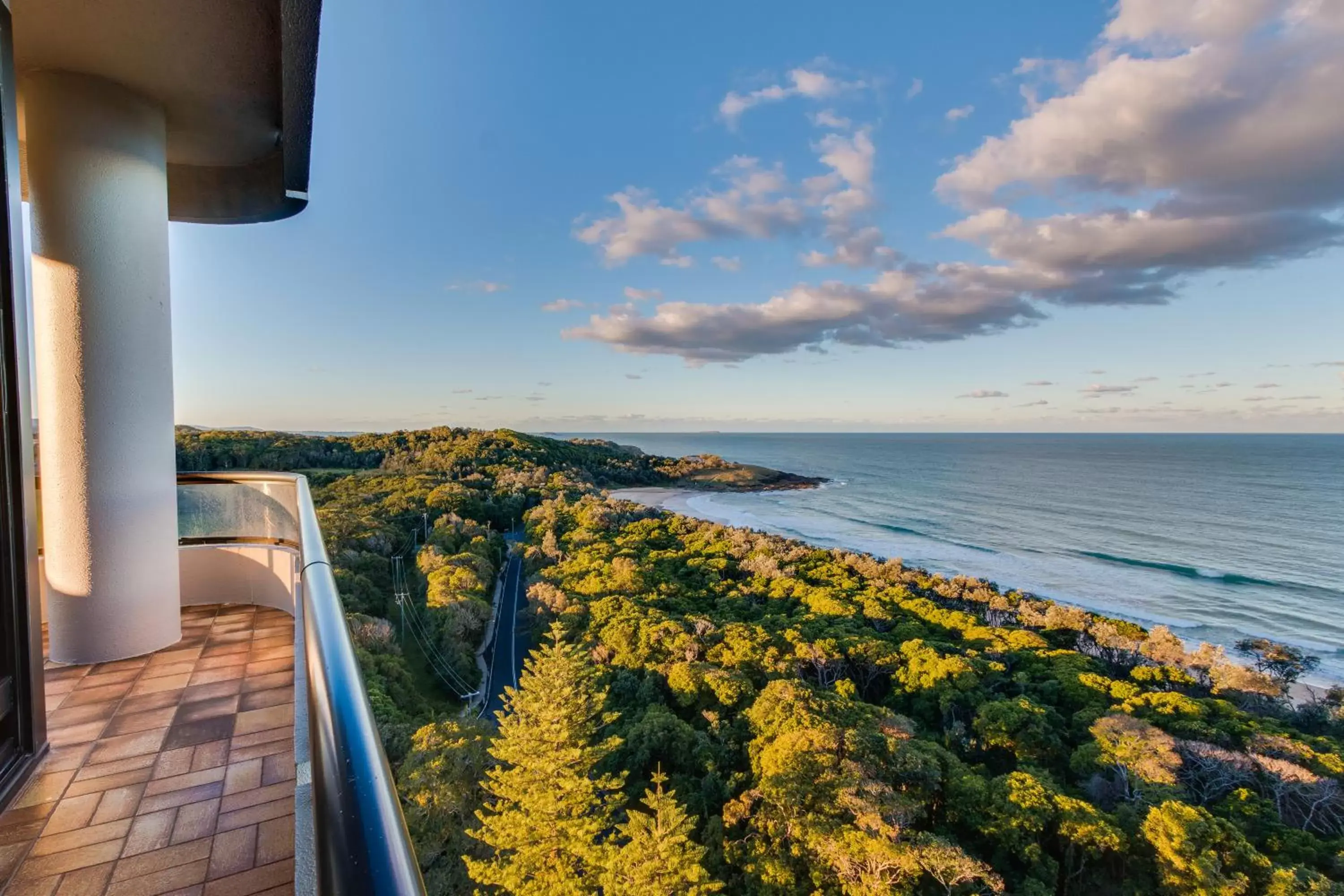 Balcony/Terrace in Pacific Towers Beach Resort