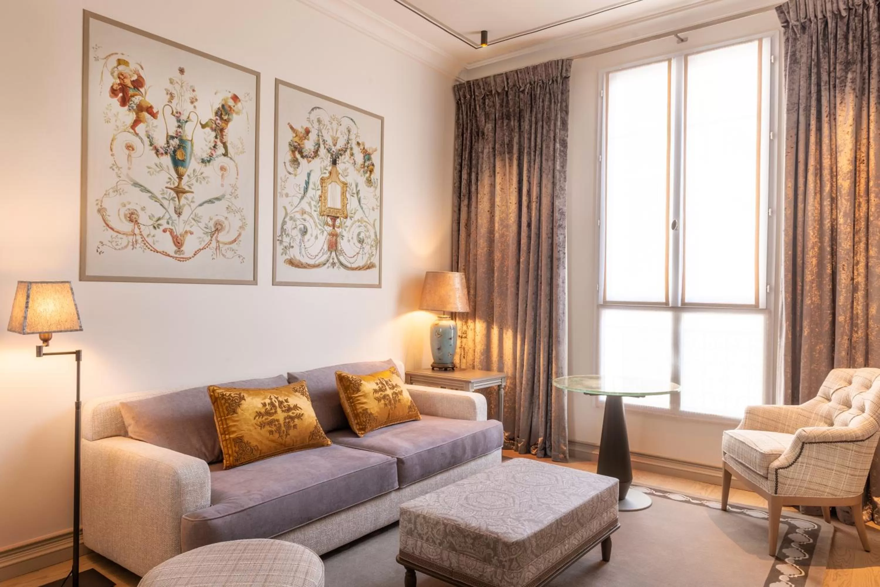 Living room in Hotel de Montesquieu