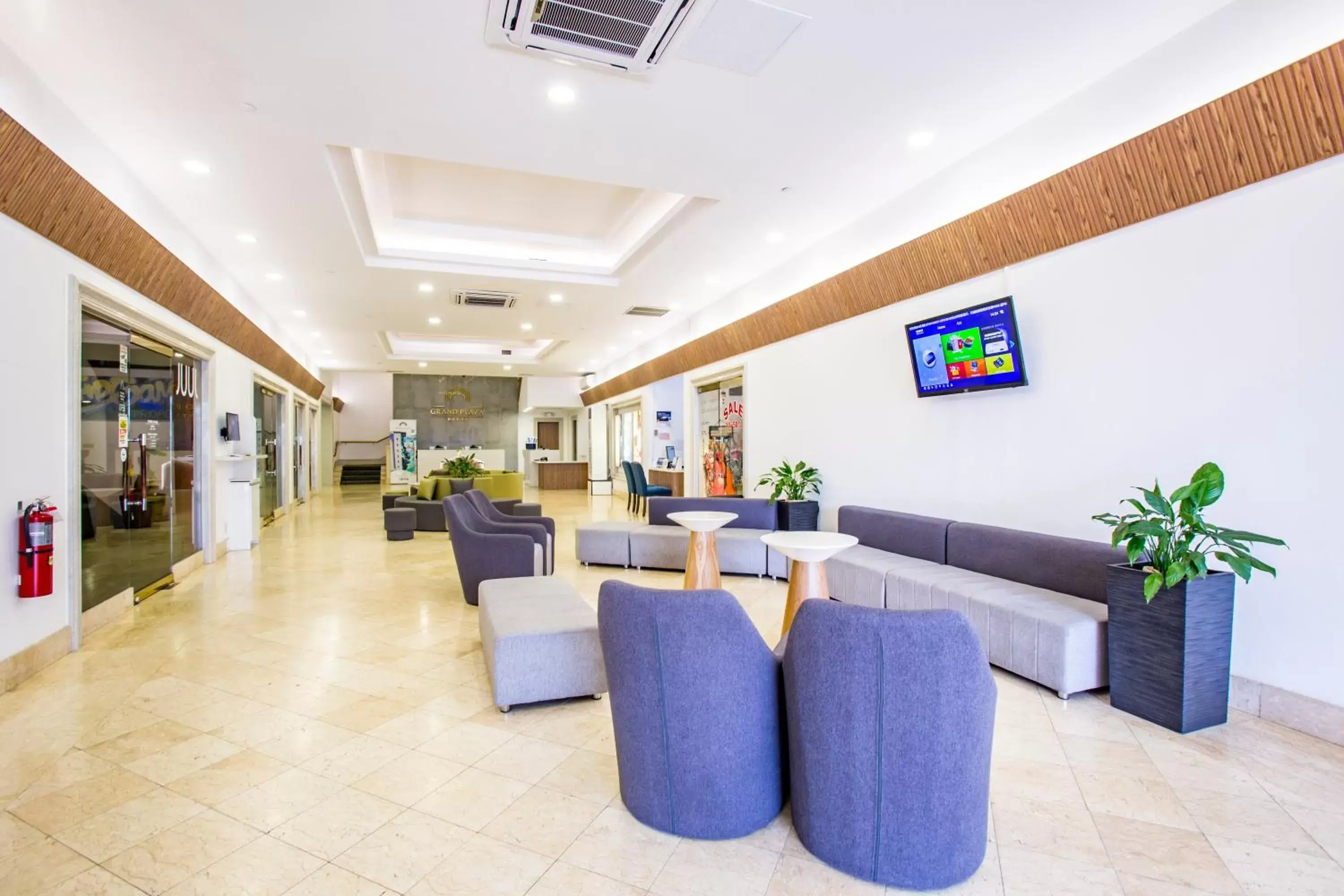 Lobby or reception in Grand Plaza Hotel Lobby or reception in Grand Plaza Hotel