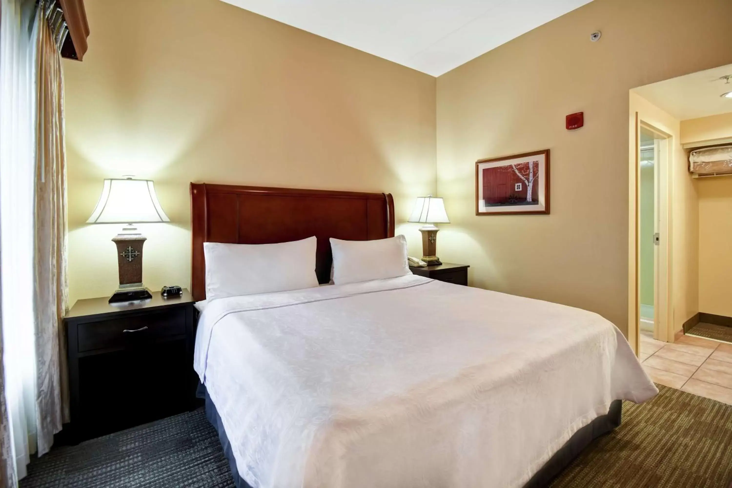 Bed in Homewood Suites by Hilton Lancaster