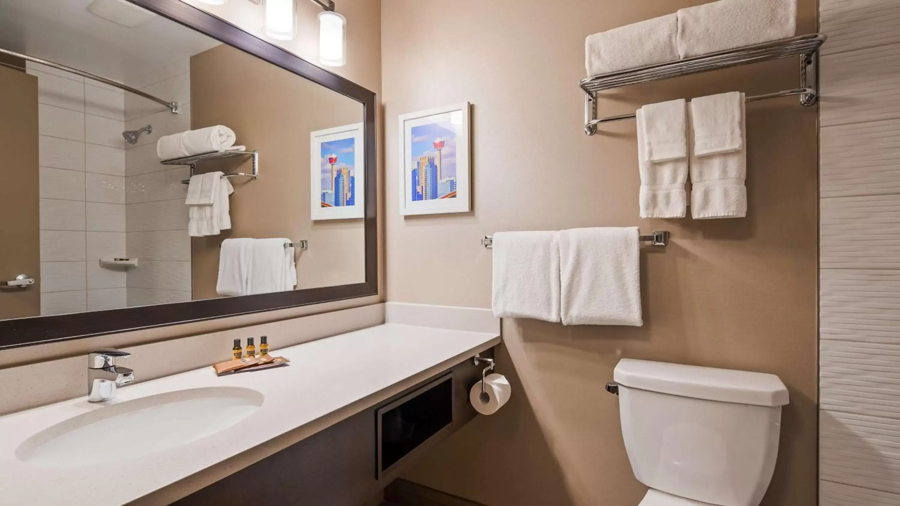 Bathroom in Best Western PLUS Calgary Centre Inn