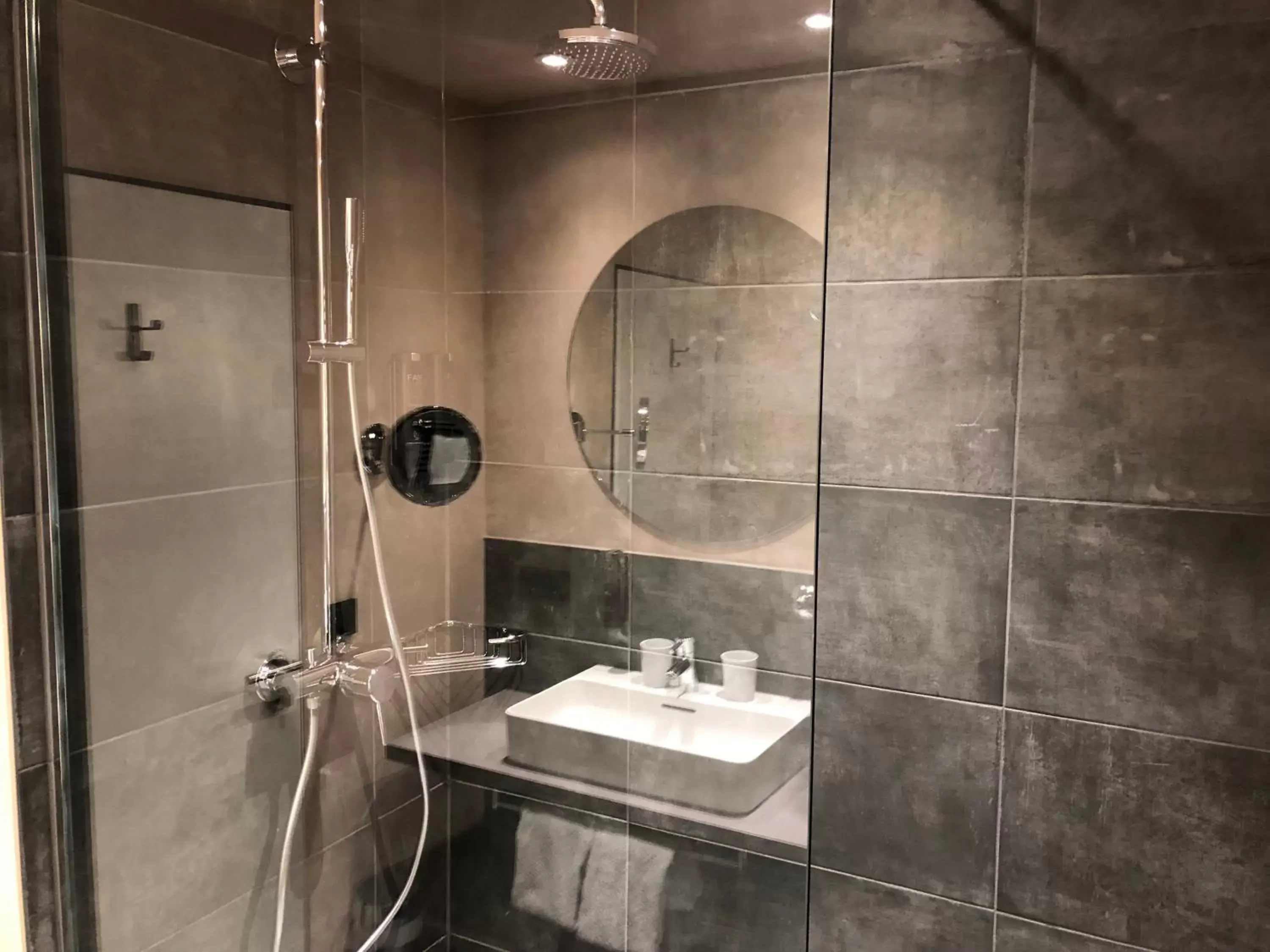 Shower, Bathroom in Hotel Metropol by Maier Privathotels