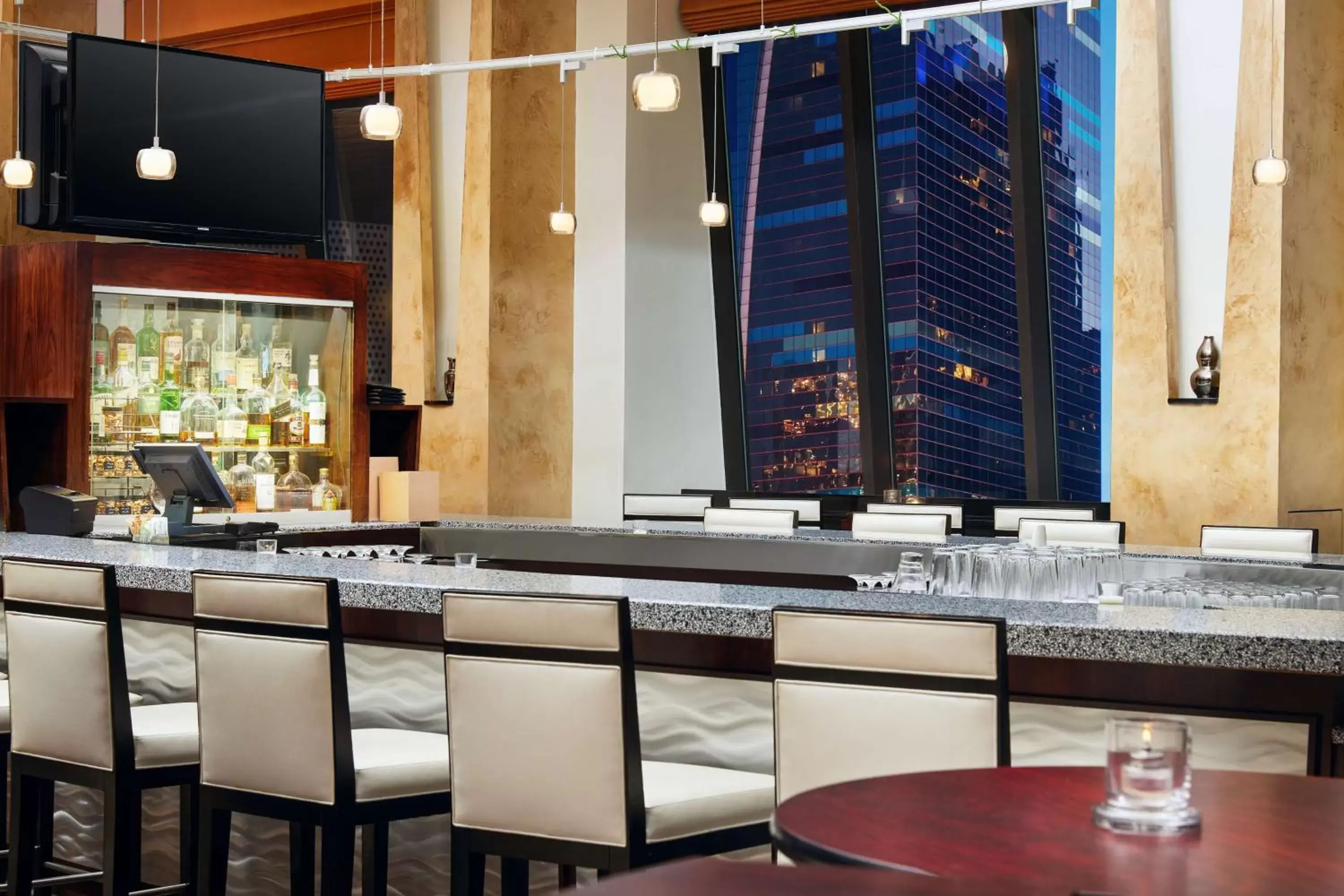 Lounge or bar, Restaurant/Places to Eat in Hilton New York Times Square