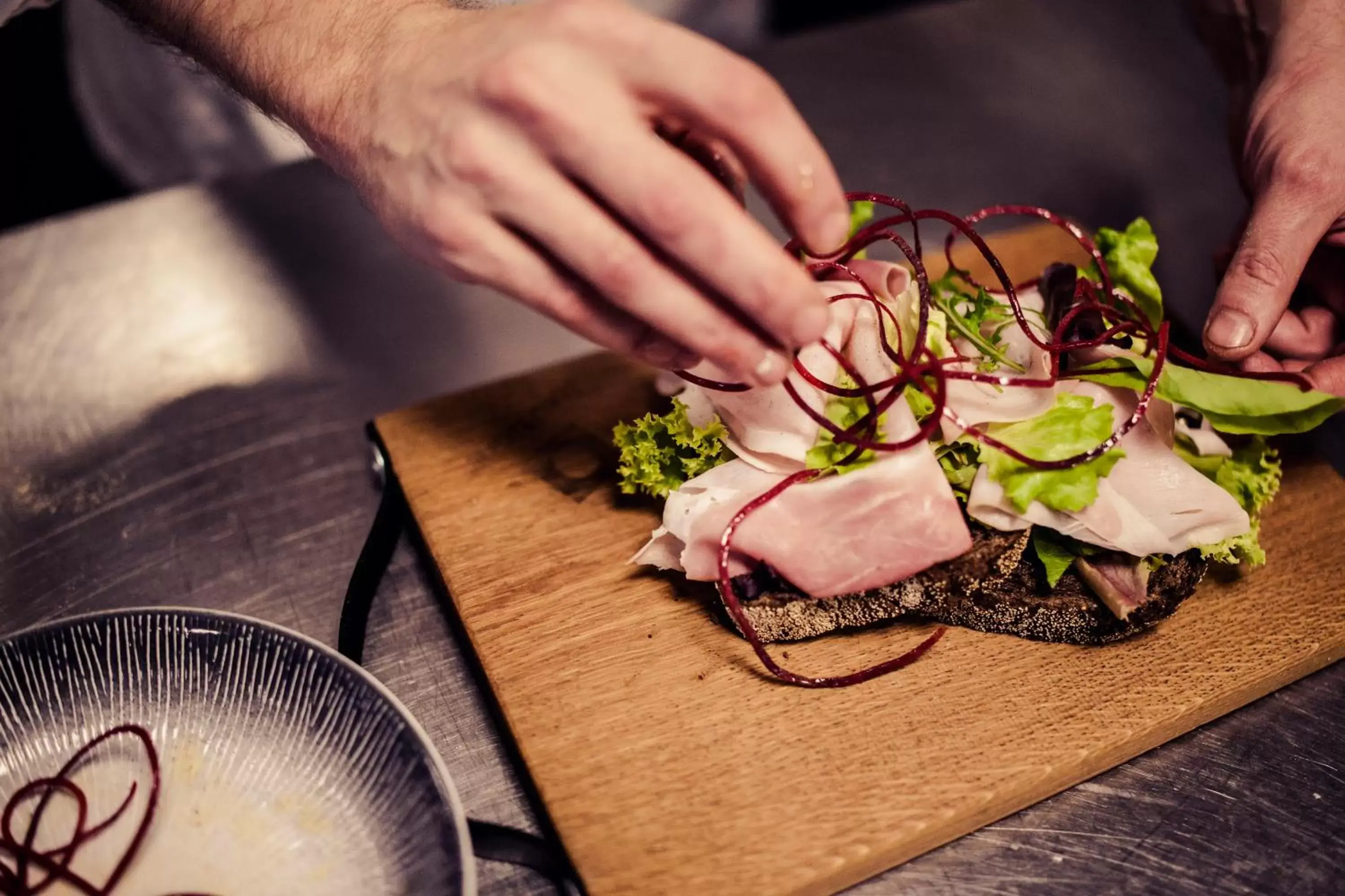 Food close-up in Delta Hotel