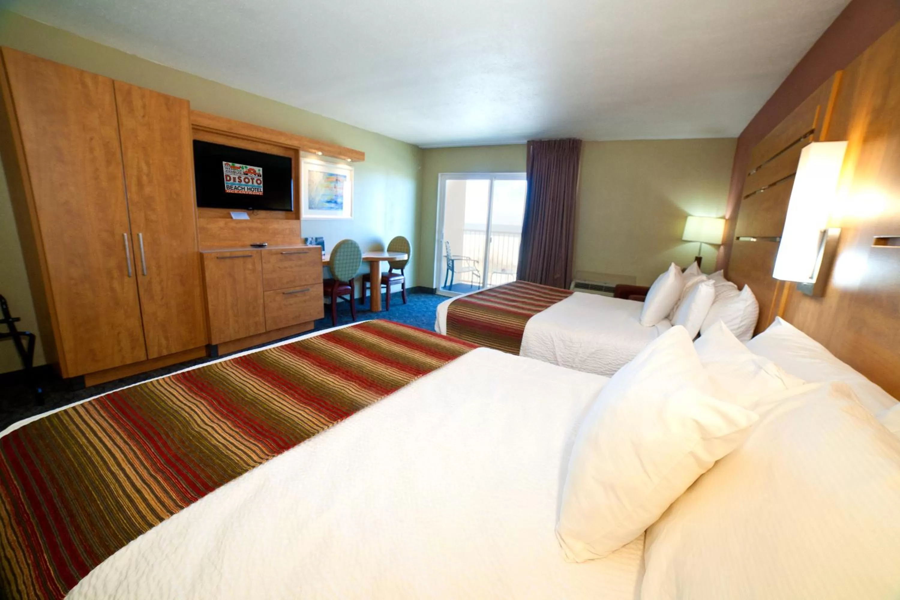 Photo of the whole room, Bed in DeSoto Beach Hotel