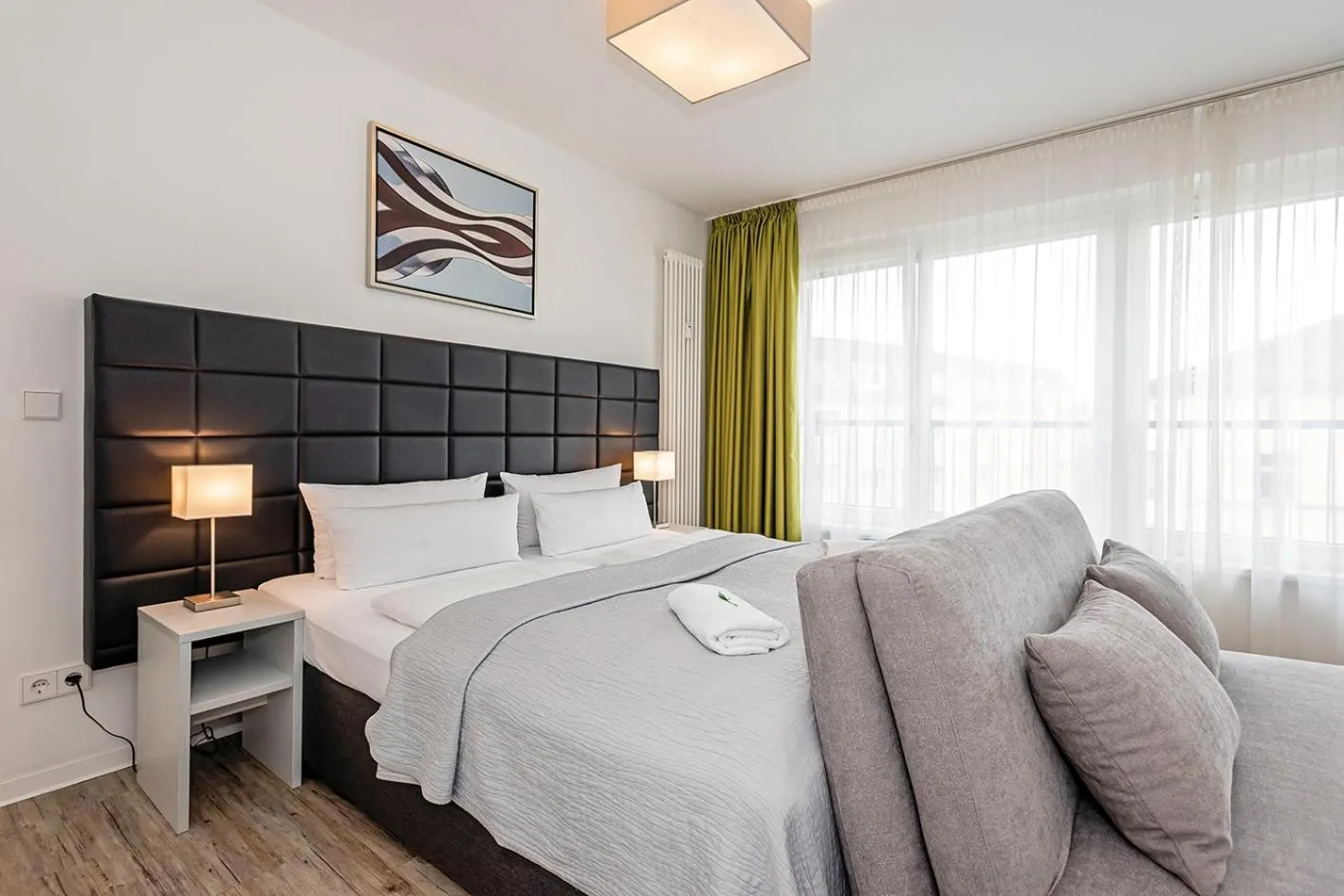 Bed in Apartments Rosenthal Residence