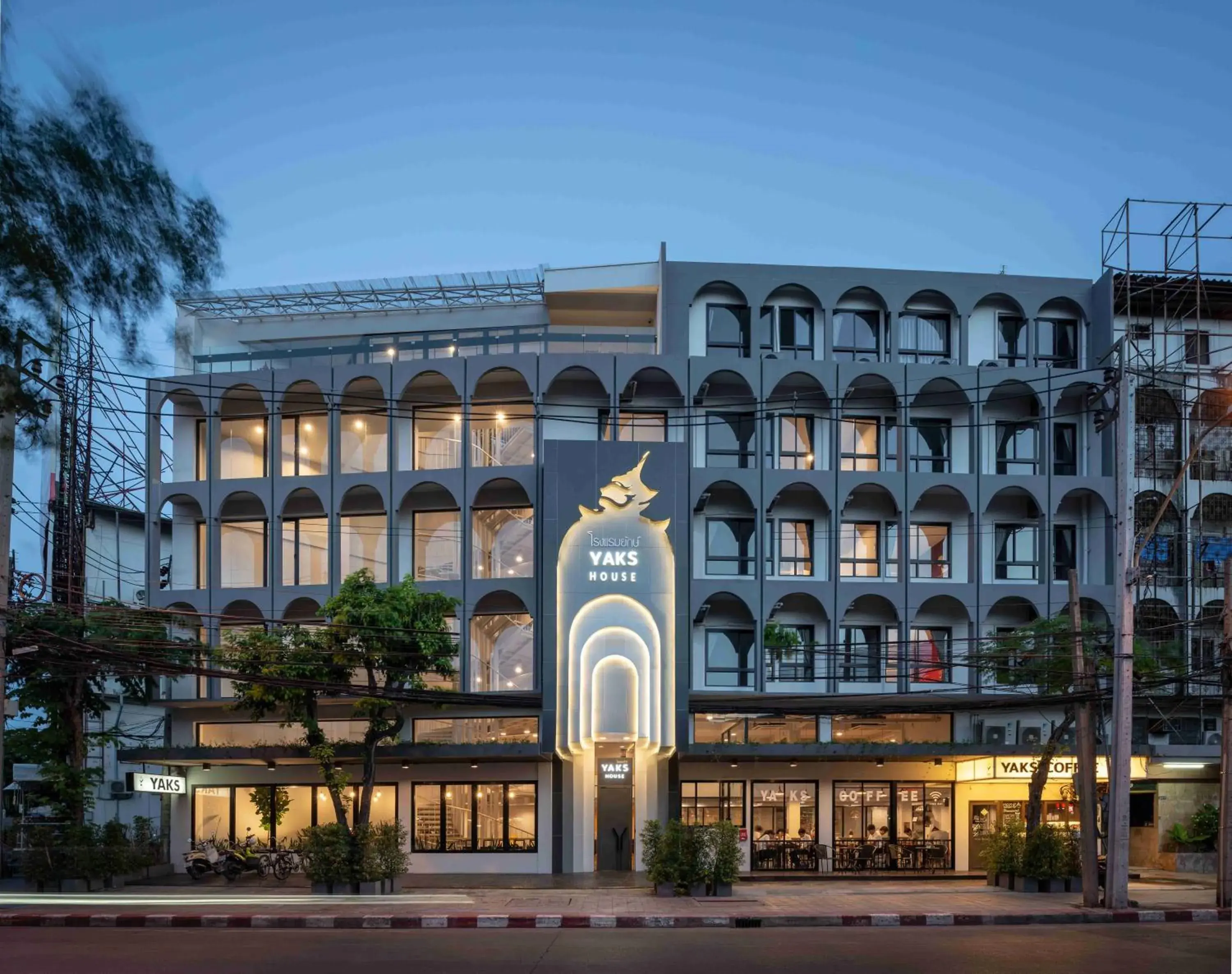 Property building in Yaks House Hostel Property building in Yaks House Hostel