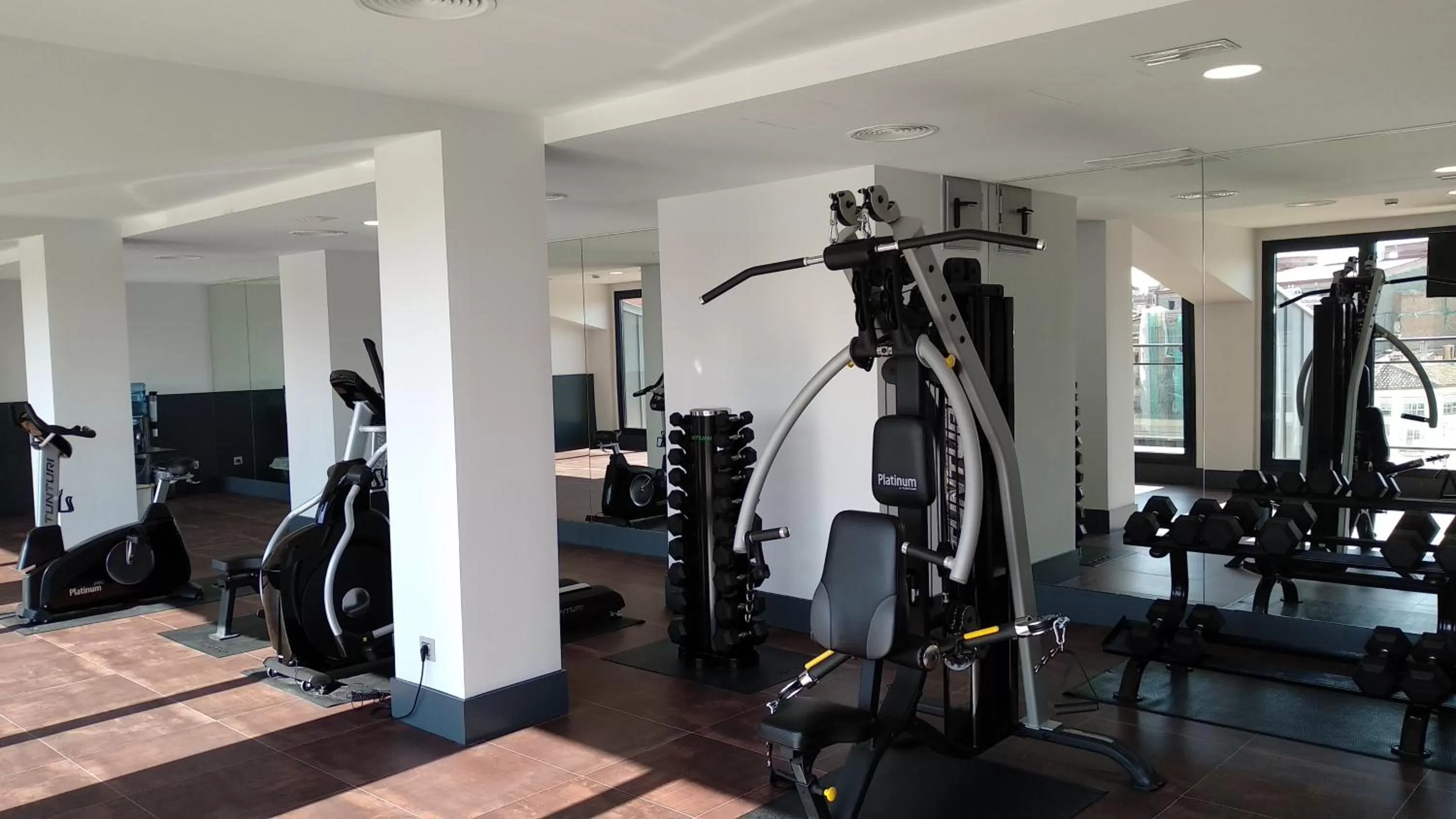 Fitness centre/facilities in Parador de Lleida