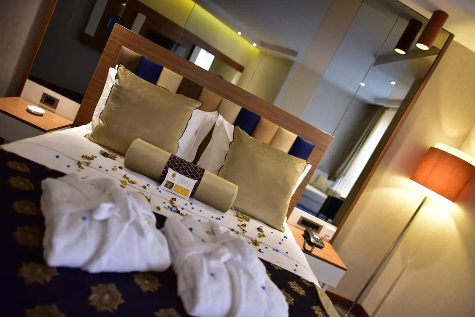 Bed in Giritligil Hotel