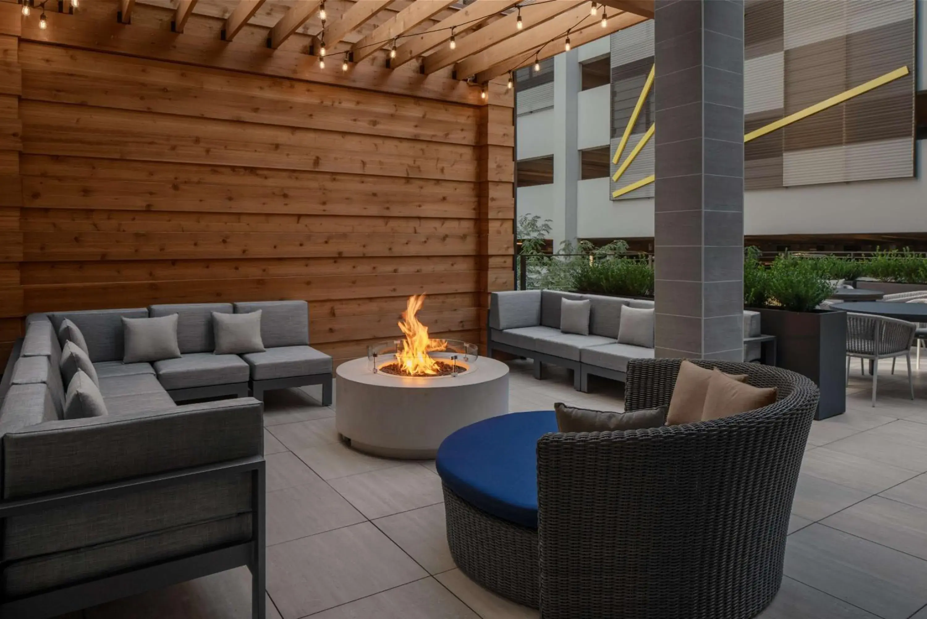 Patio in Homewood Suites By Hilton Charlotte Uptown First Ward