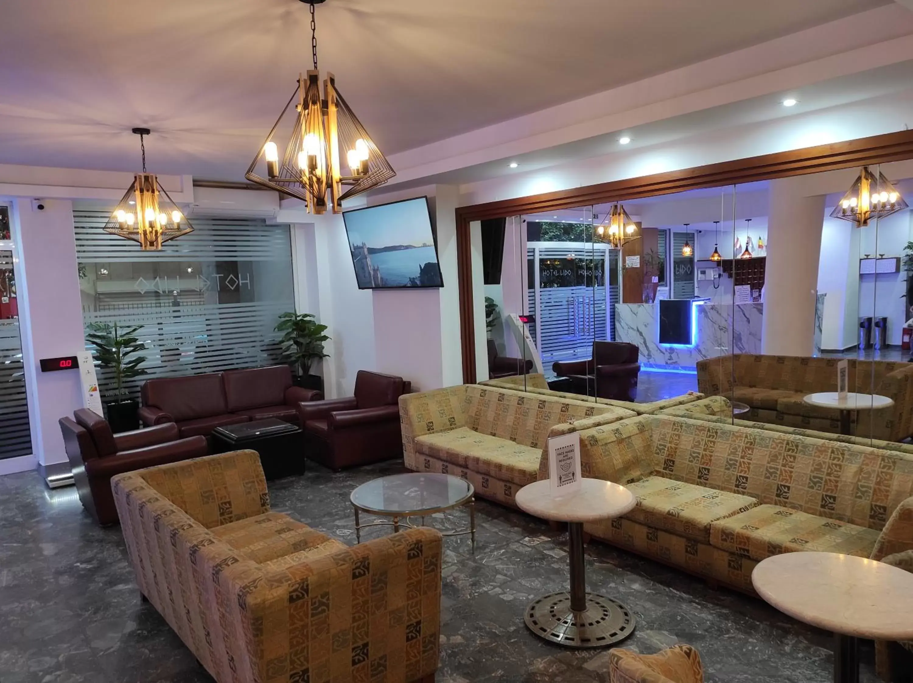Living room, Lobby/Reception in Hotel Lido