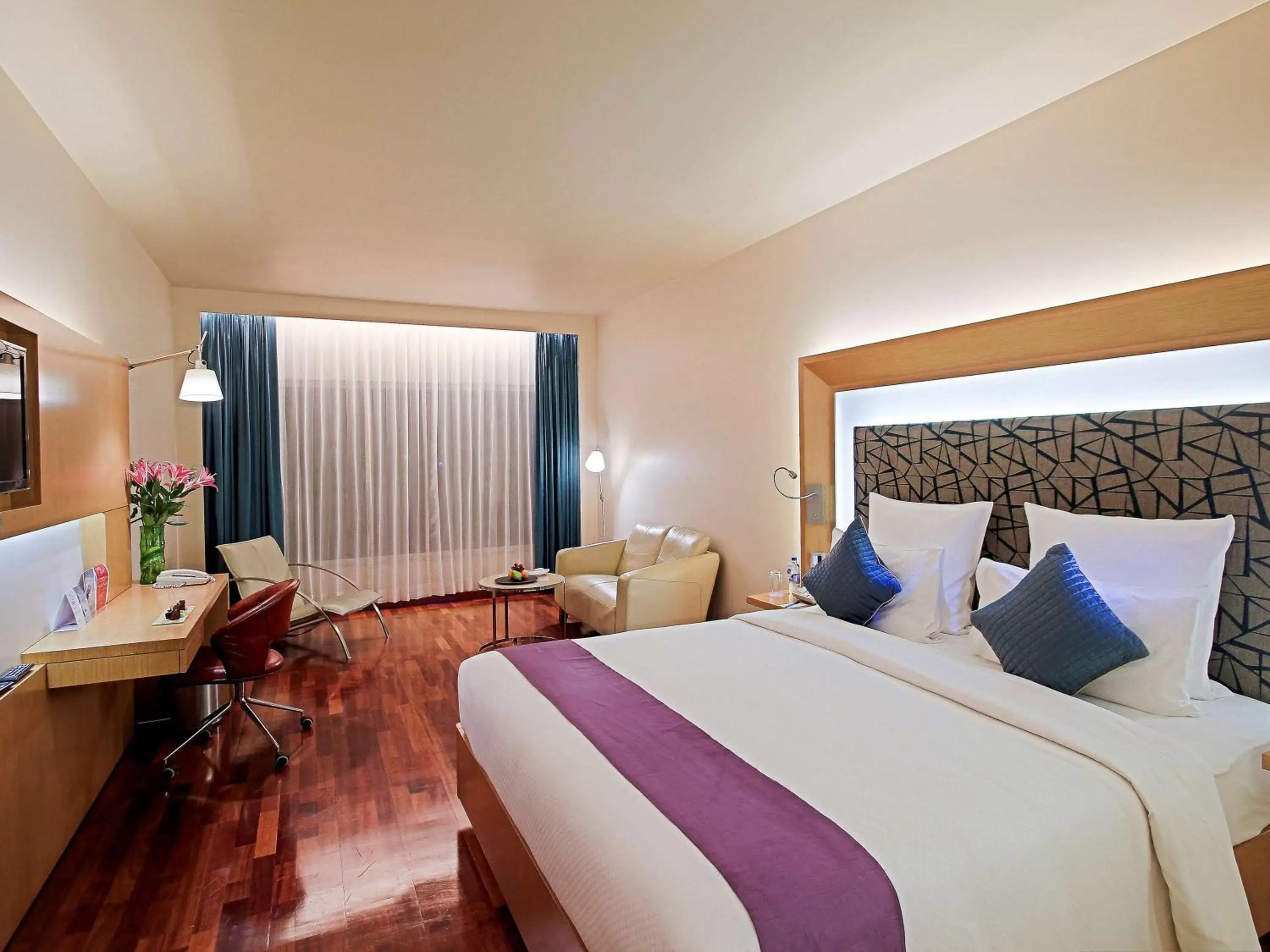 Photo of the whole room, Bed in Novotel Visakhapatnam Varun Beach